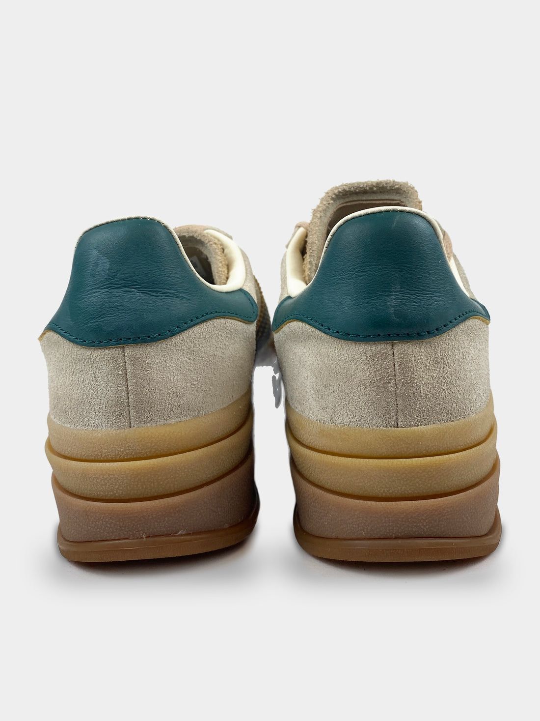 Adidas Gazelle Bold Magic Beige Collegiate Green
