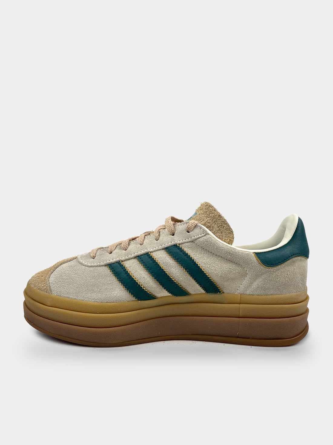 Adidas Gazelle Bold Magic Beige Collegiate Green
