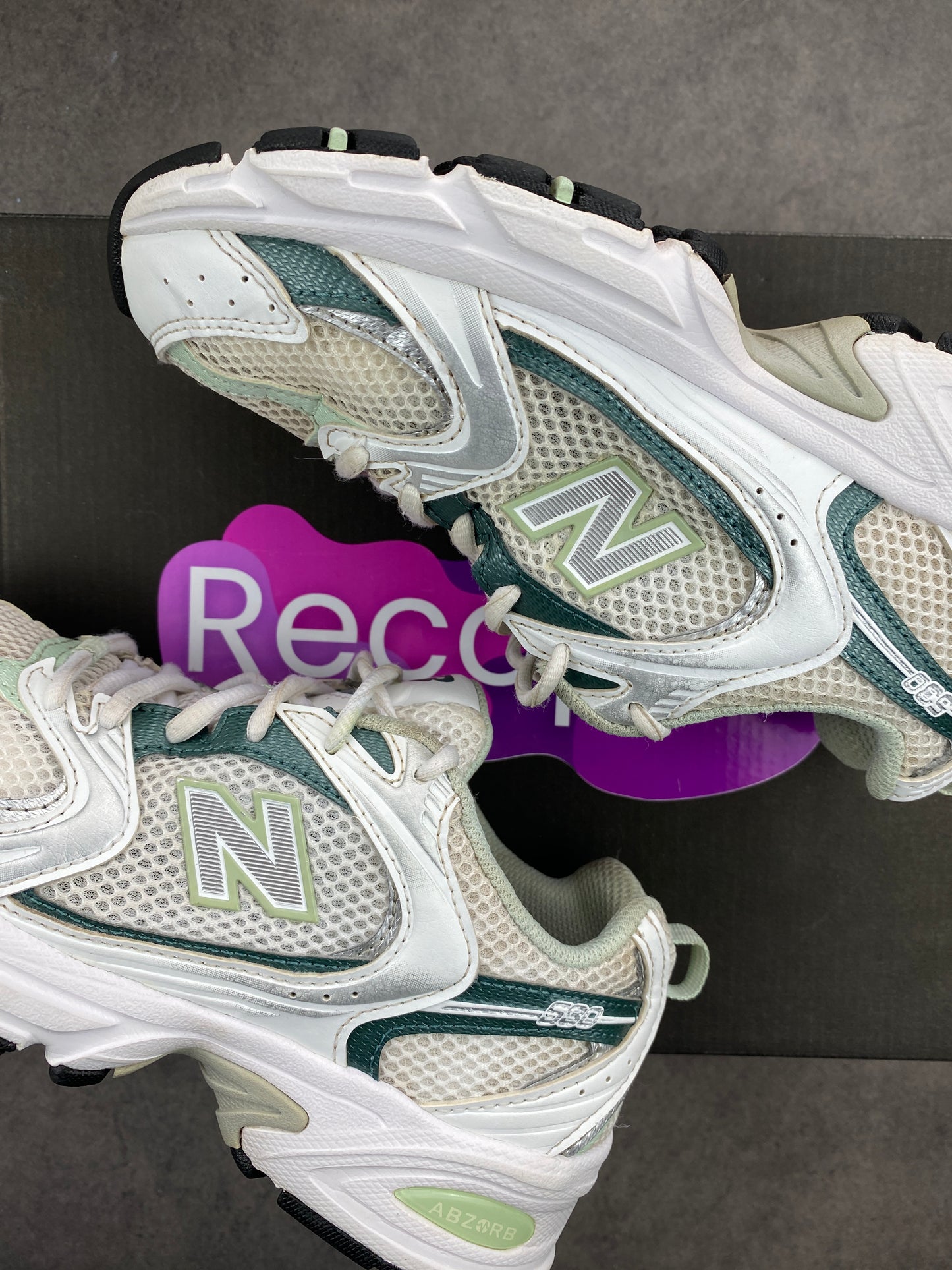 New Balance 530 White New Spruce