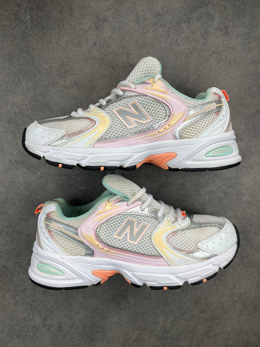 New Balance 530 Munsell White & Ginger Pink