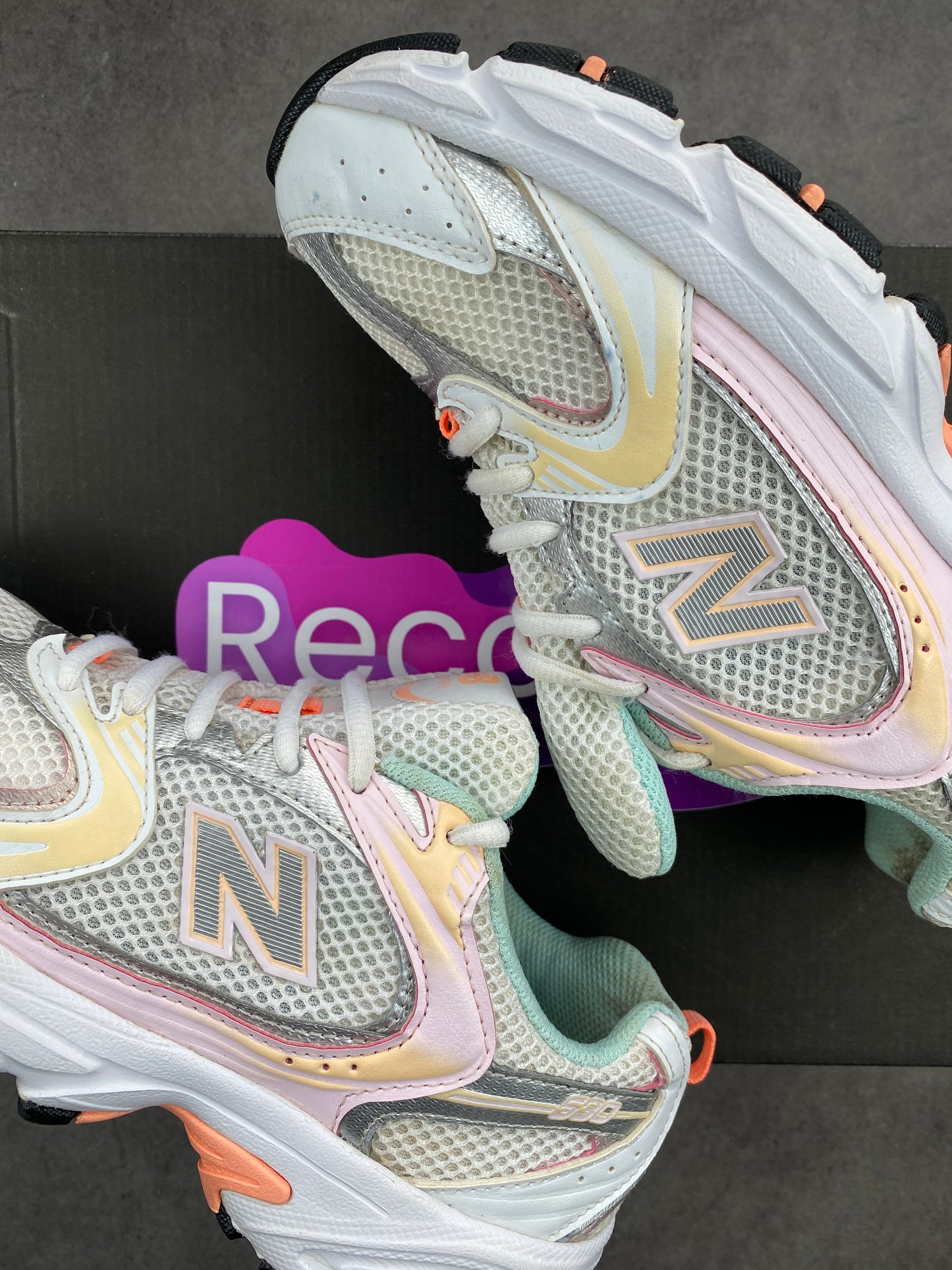 New Balance 530 Munsell White & Ginger Pink