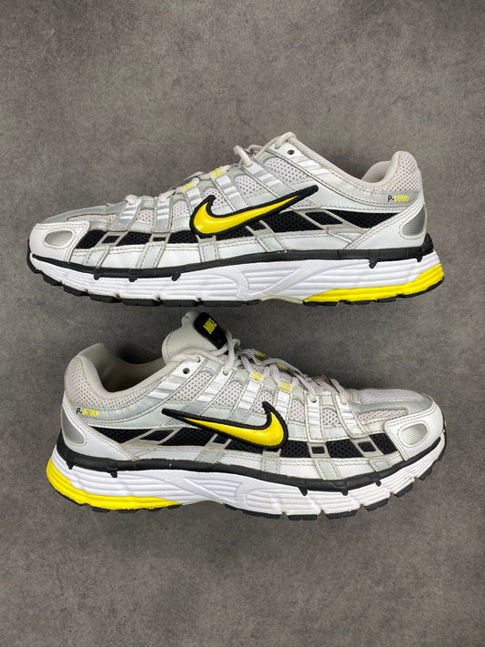 Nike P-6000 Metallic Platinum Opti Yellow