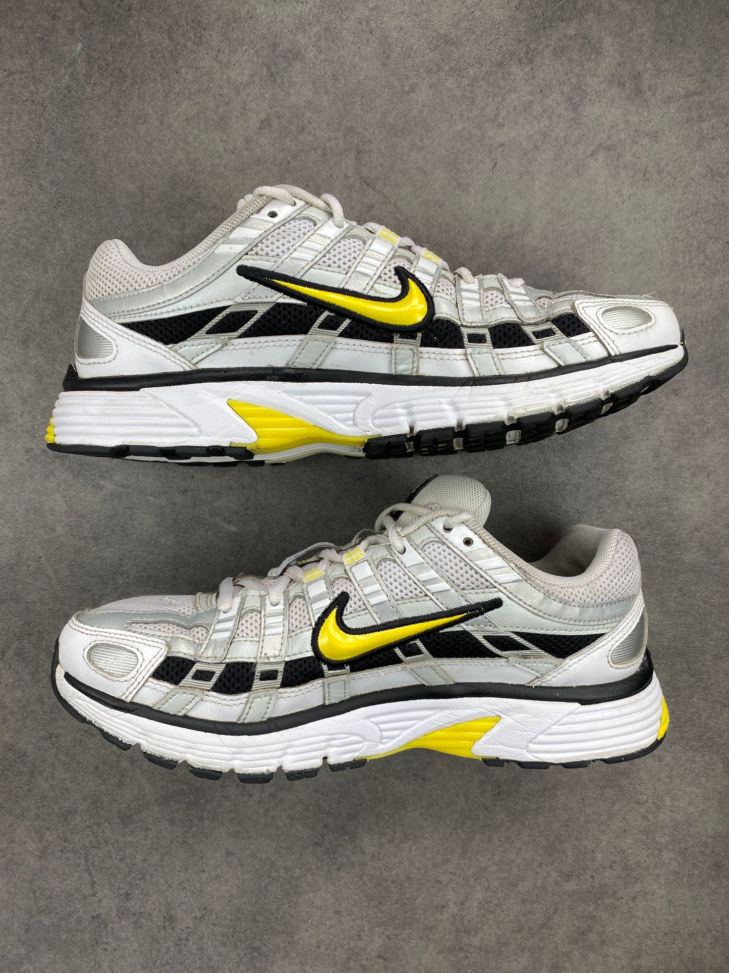 Nike P-6000 Metallic Platinum Opti Yellow