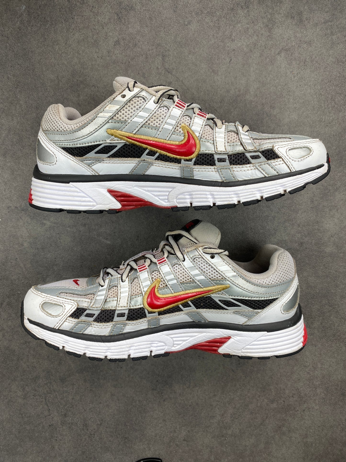 Nike P-6000 White Gold Red