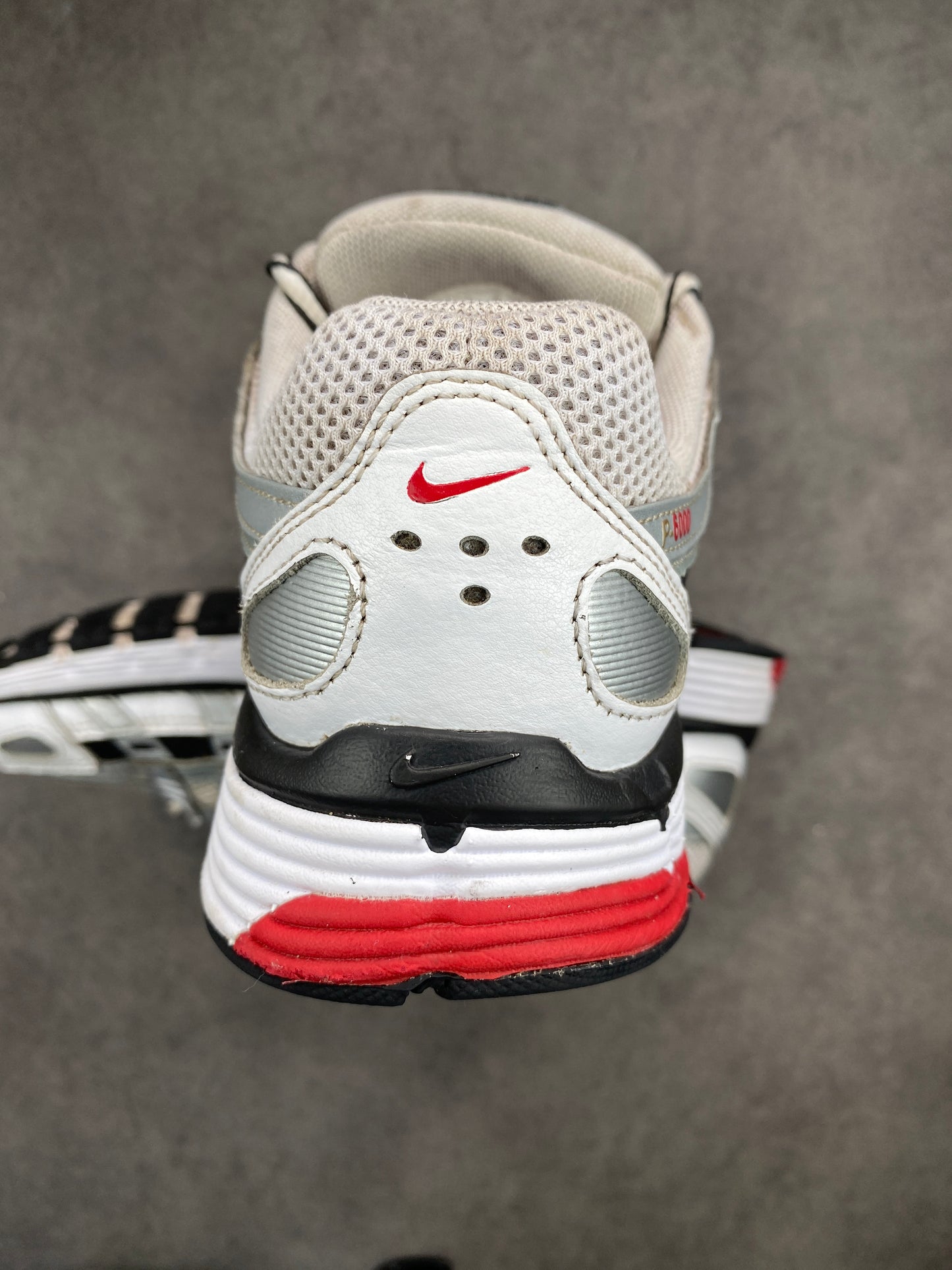 Nike P-6000 White Gold Red