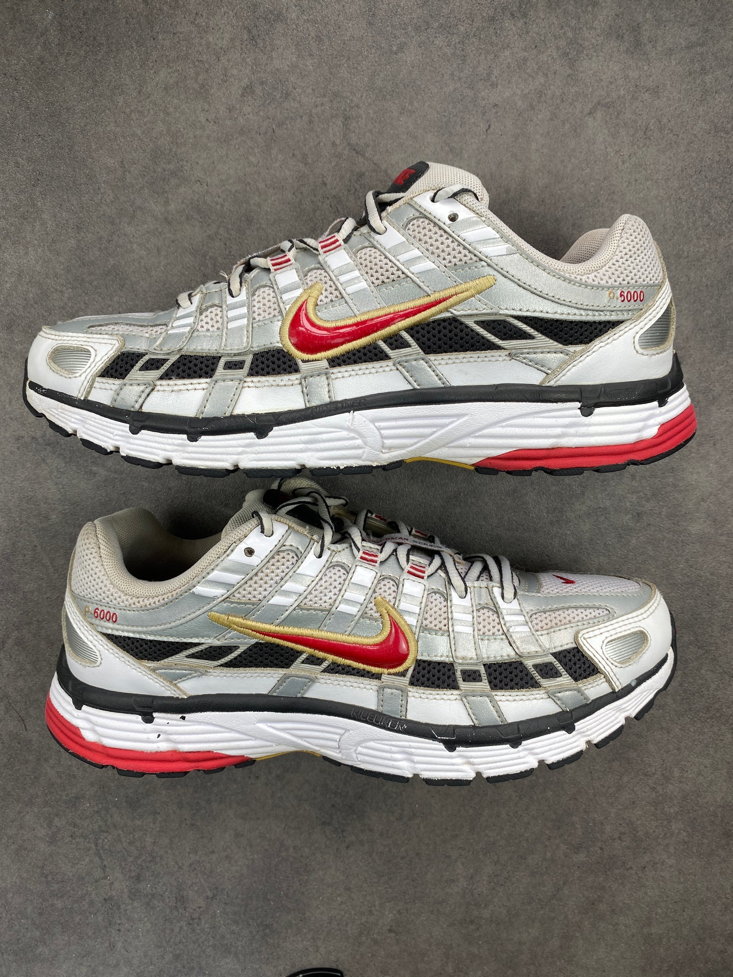 Nike P-6000 White Gold Red