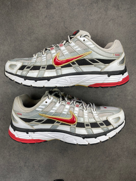 Nike P-6000 White Gold Red
