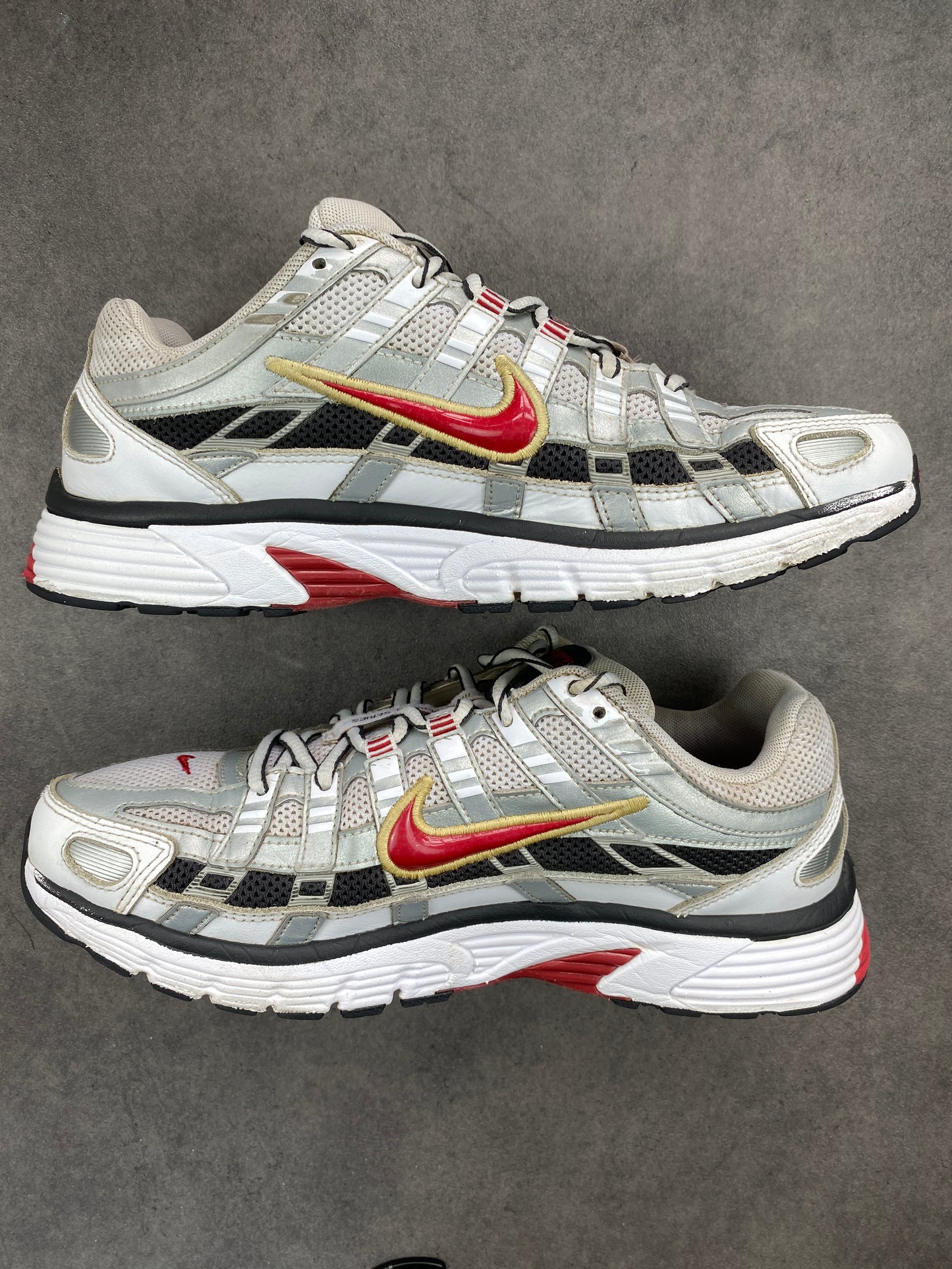 Nike P-6000 White Gold Red