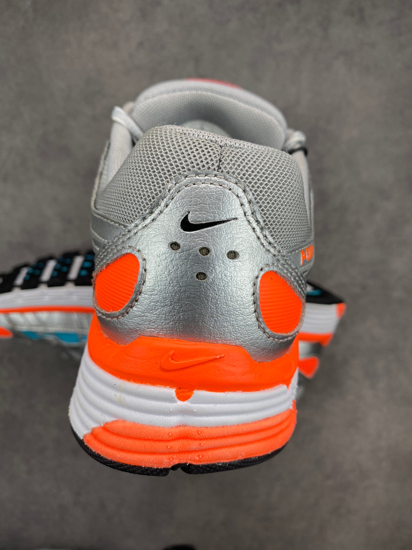 Nike P-6000 Metallic Silver Crimson Blue Fury 