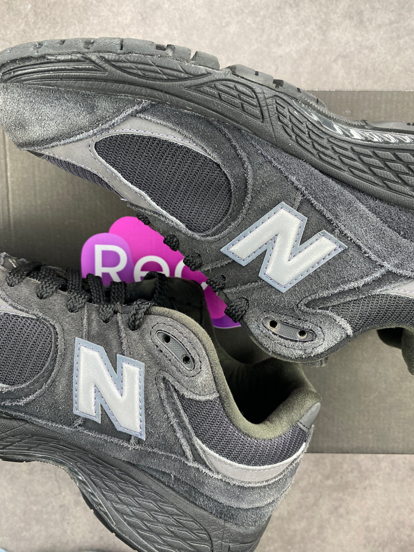 New Balance 2002R Black Silver