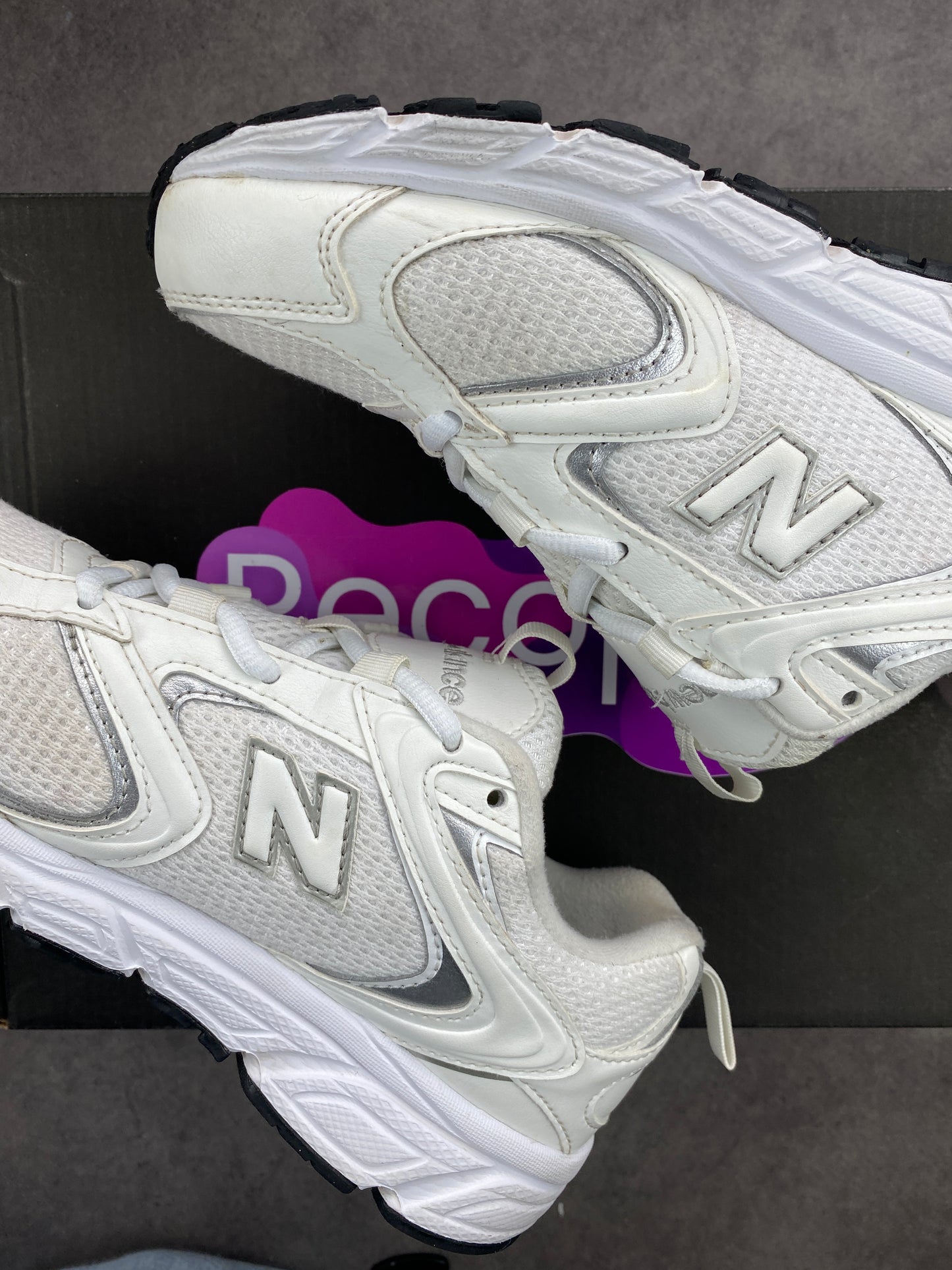 New Balance 408 White Silver
