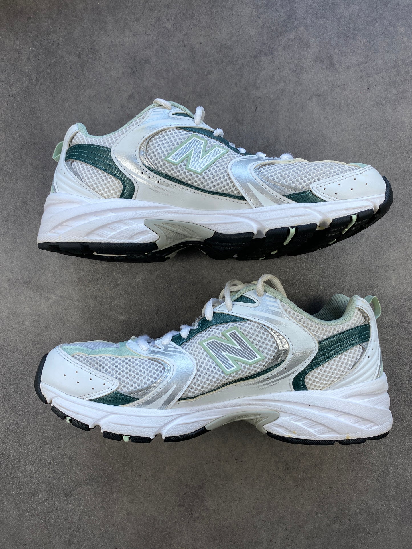 New Balance 530 White New Spruce