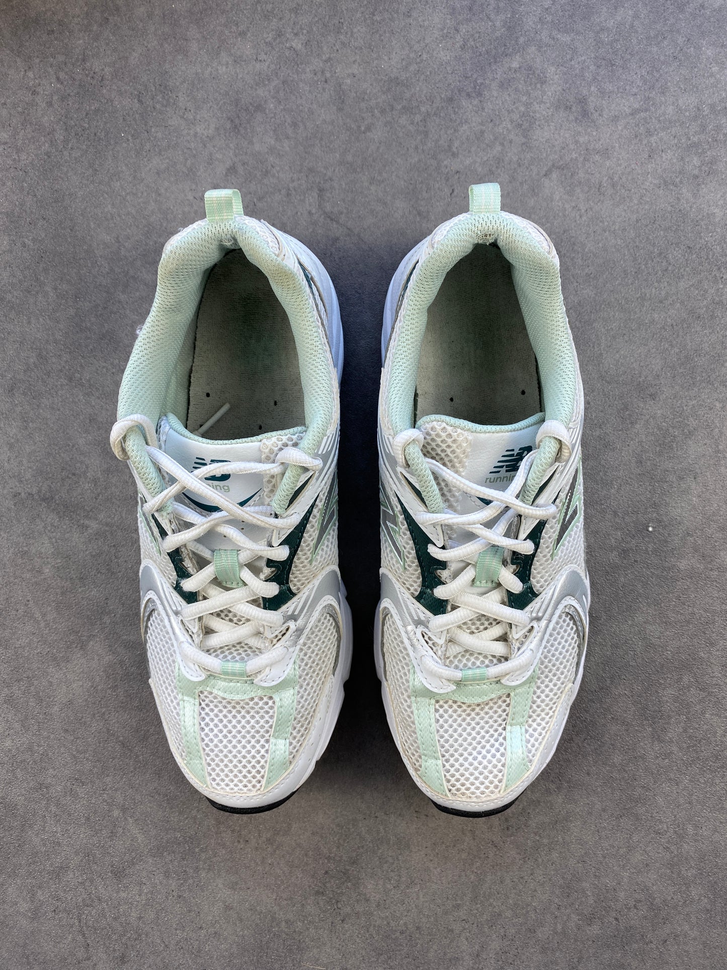 New Balance 530 White New Spruce