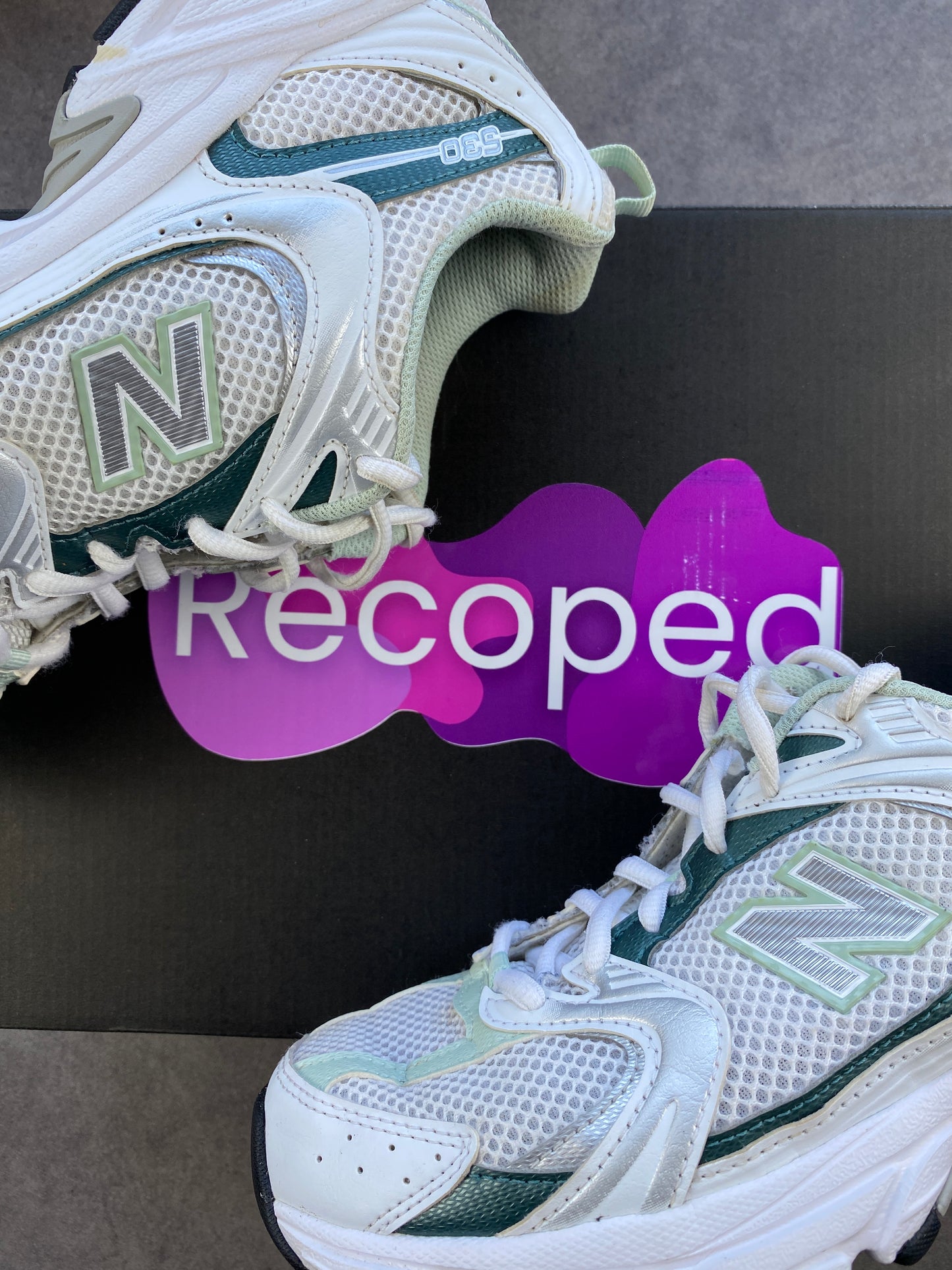 New Balance 530 White New Spruce