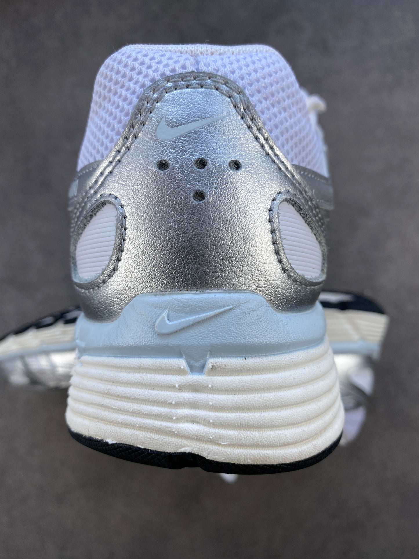 Nike P-6000 White Blue Tint Sail Metallic Silver