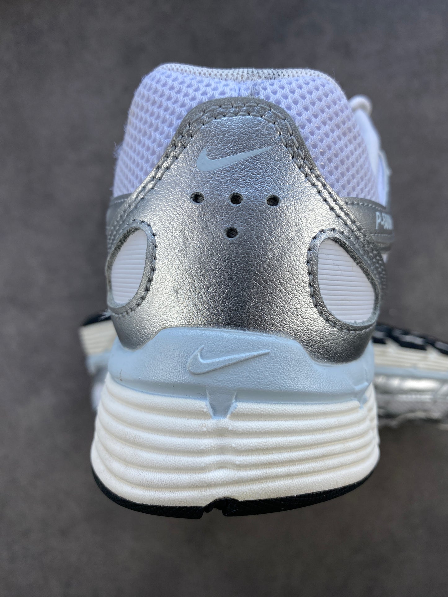 Nike P-6000 White Blue Tint Sail Metallic Silver
