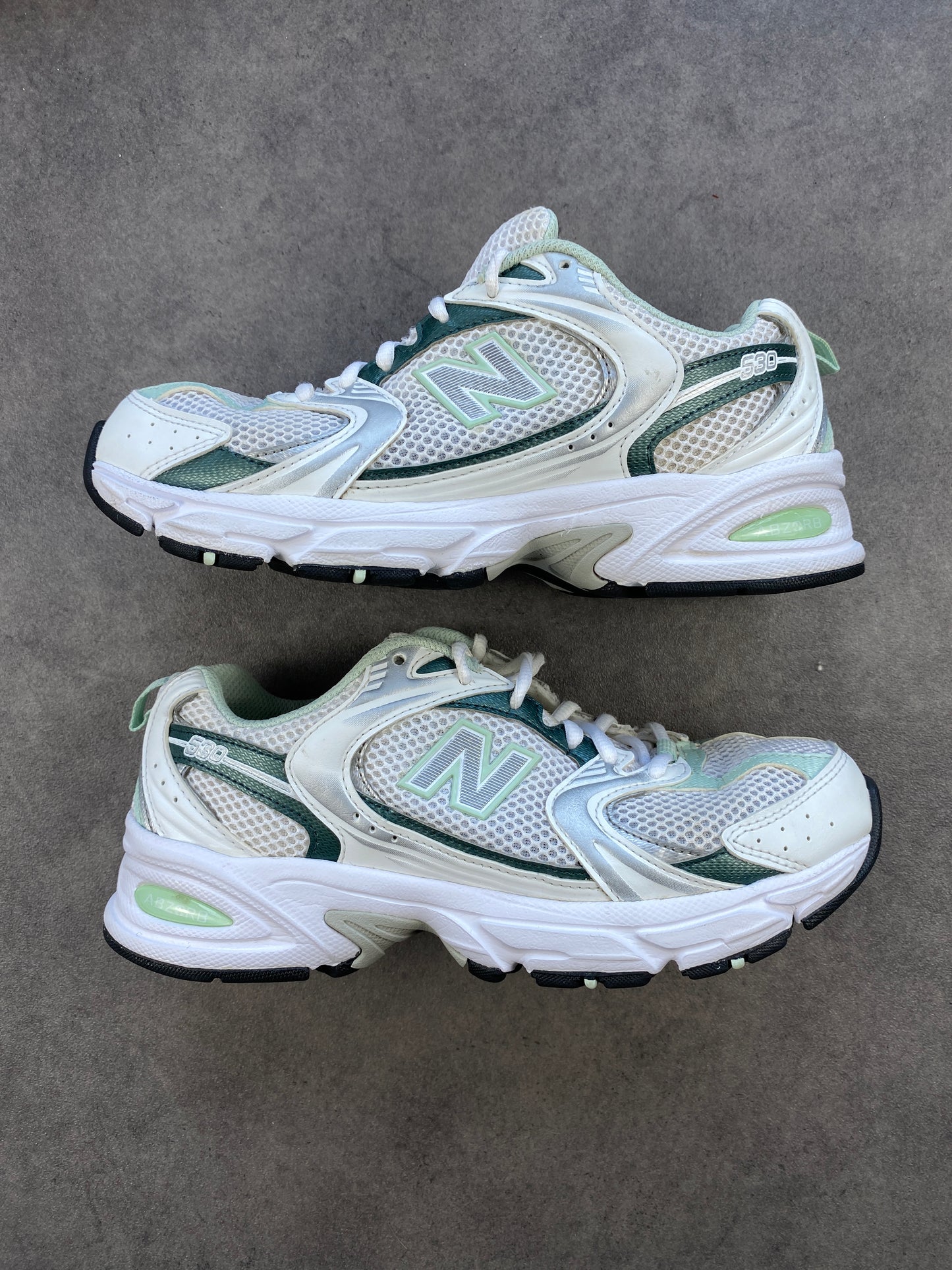 New Balance 530 White New Spruce