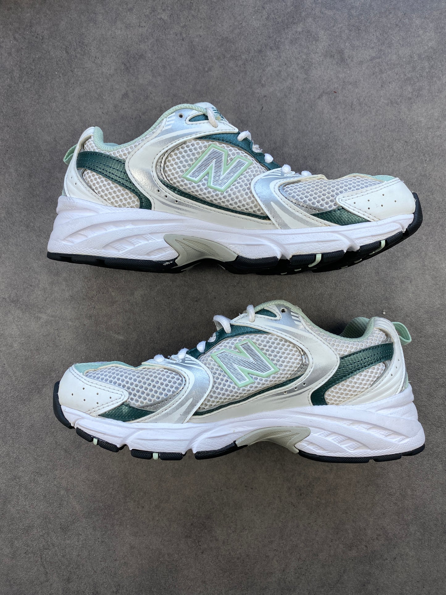 New Balance 530 White New Spruce