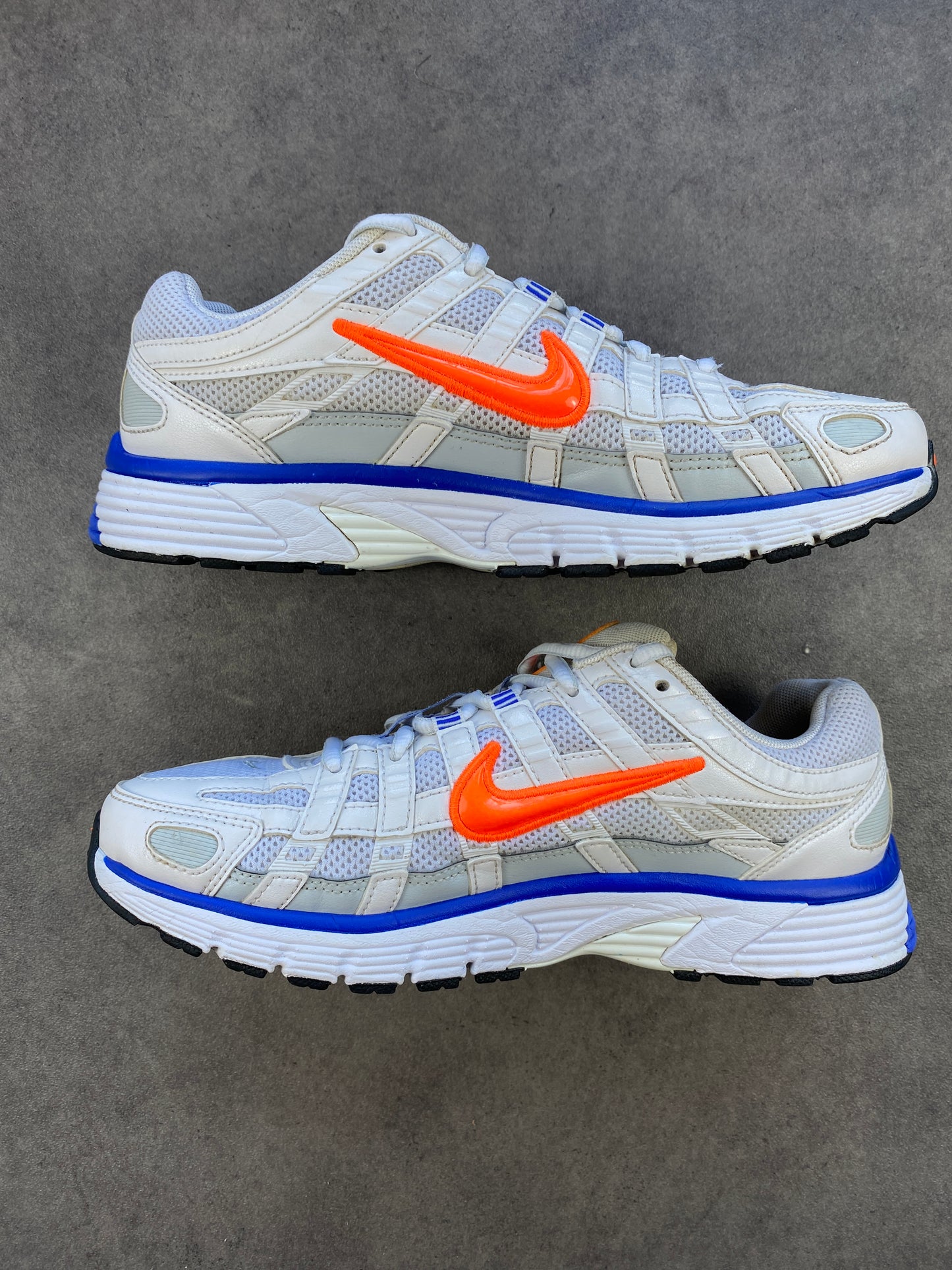 Nike P-6000 White Crimson Racer Blue
