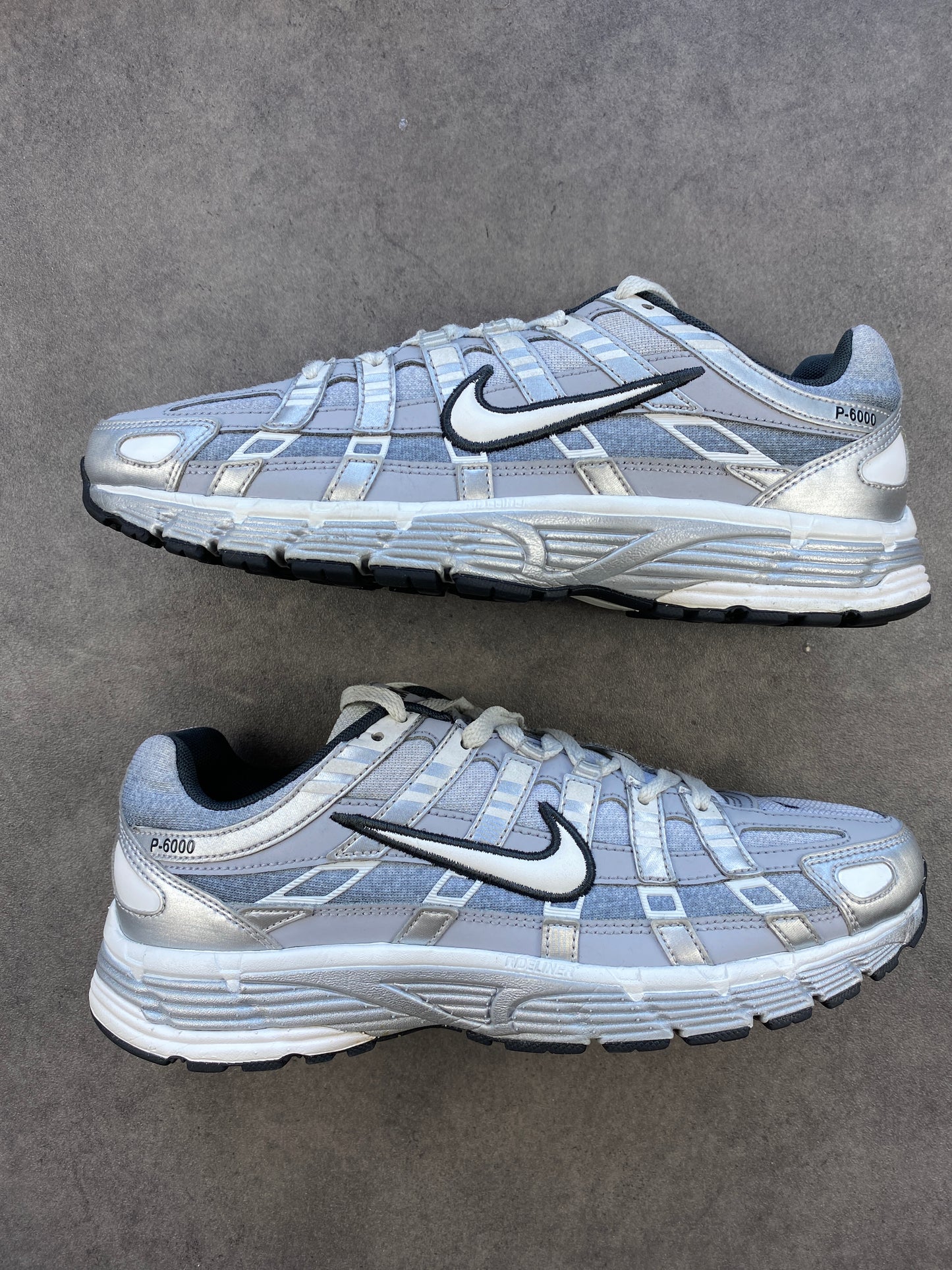 Nike P-6000 Metallic Silver Summit White-Wolf Grey