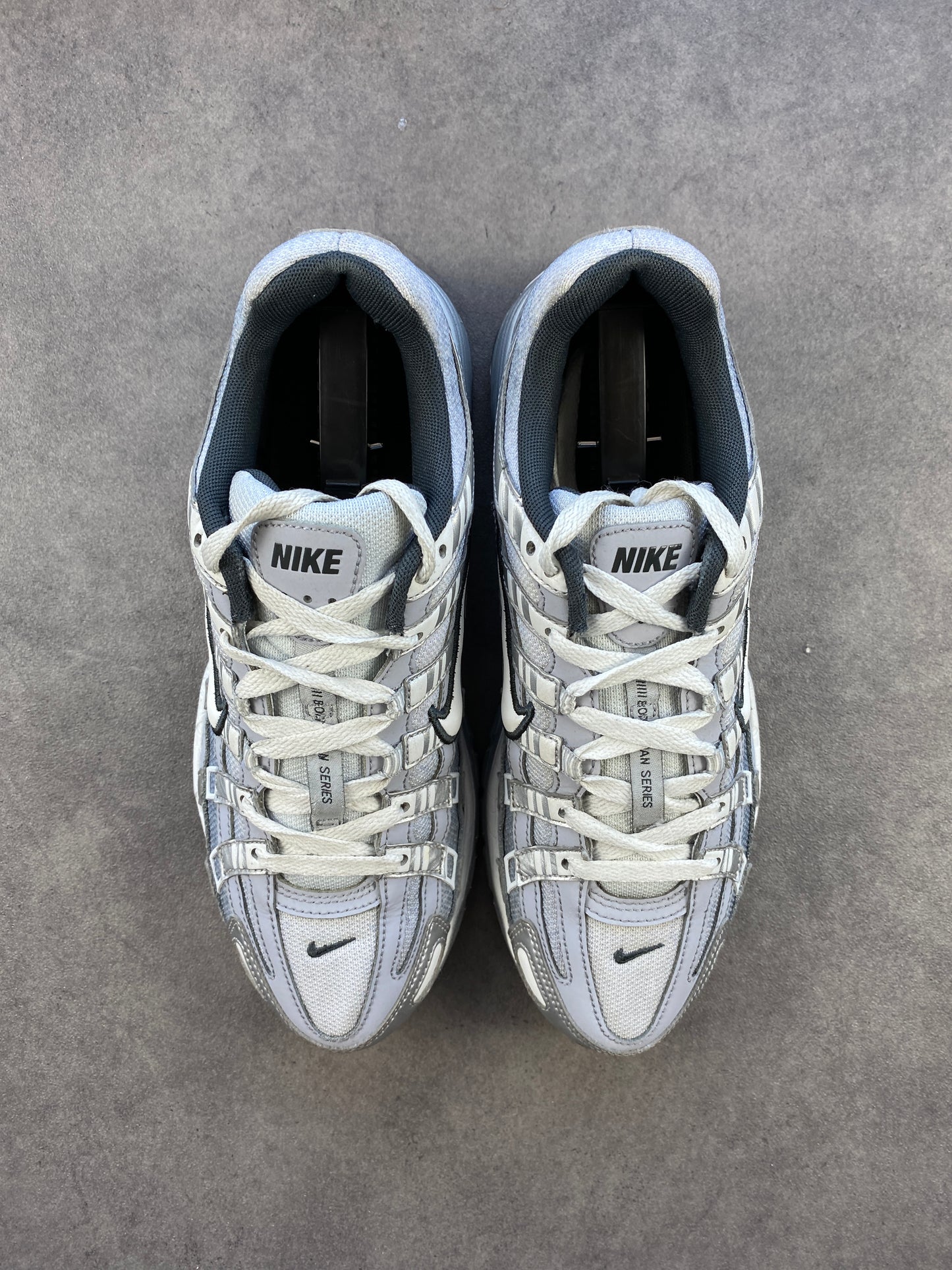 Nike P-6000 Metallic Silver Summit White-Wolf Grey
