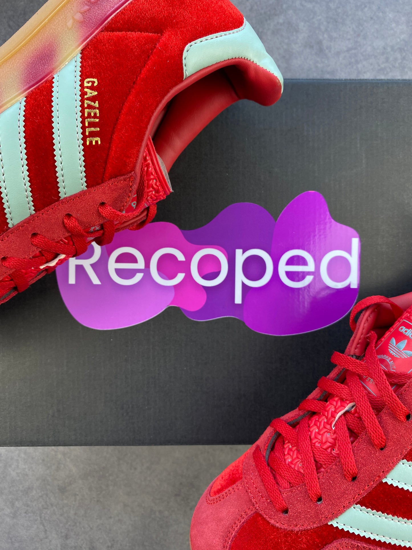 Adidas Gazelle Indoor Better Scarlet Hazy Green