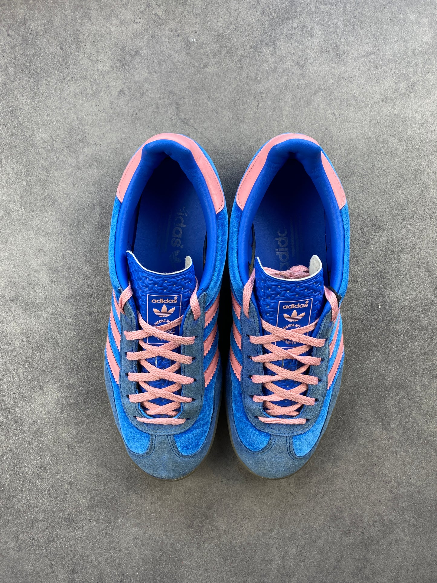 Adidas Gazelle Indoor Blue Semi Pink Spark