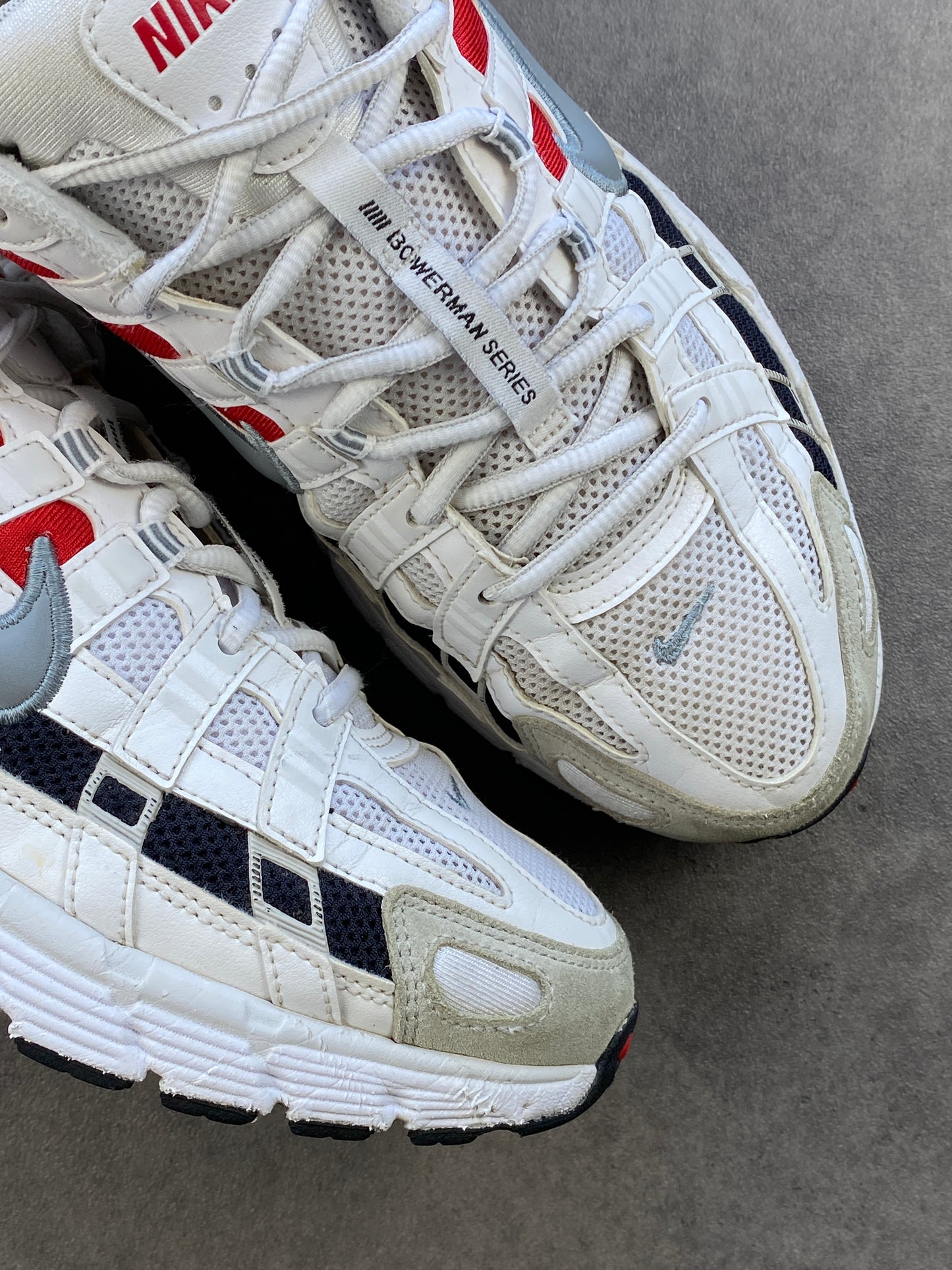 Nike P-6000 White University Red