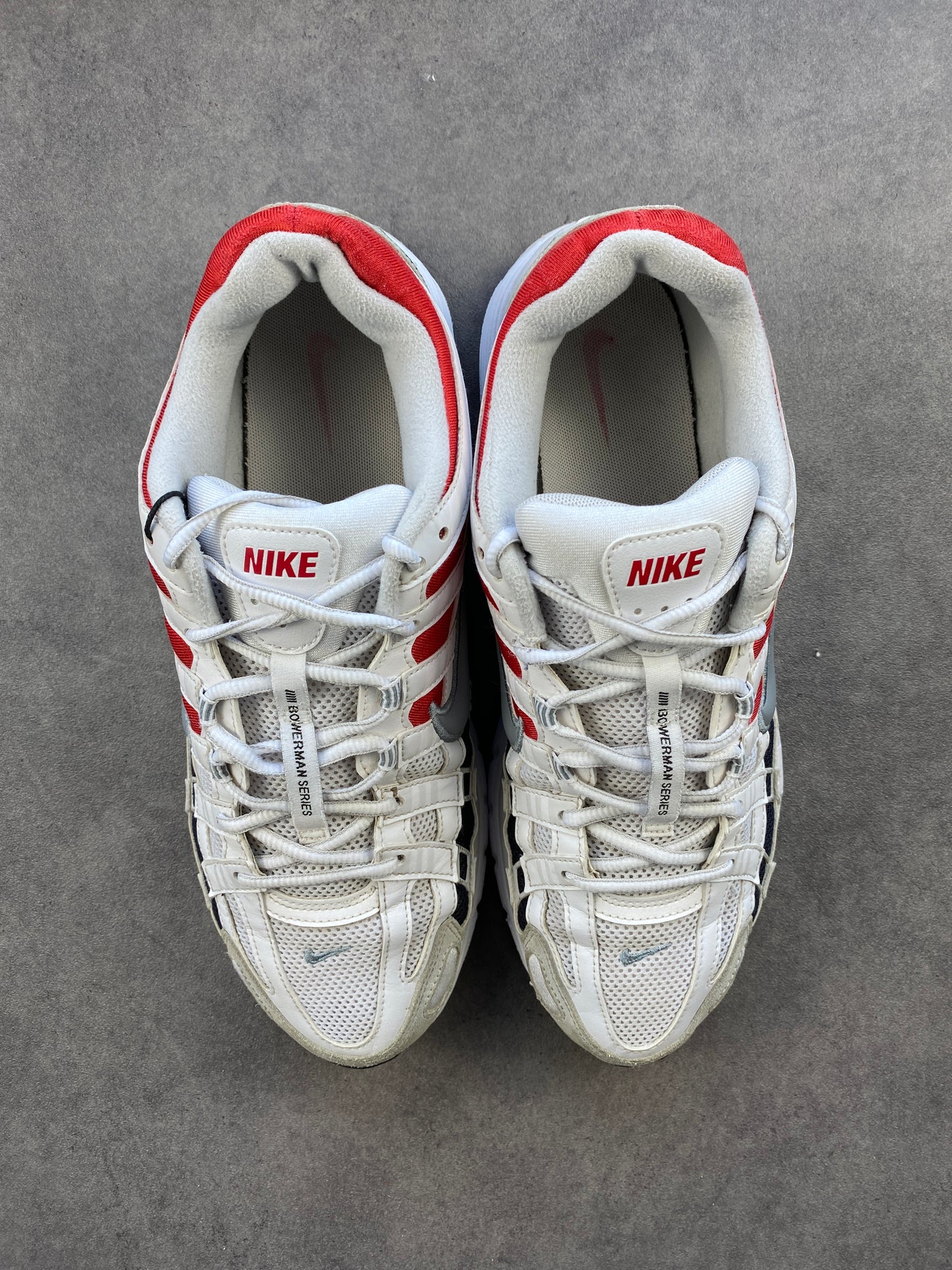 Nike P-6000 White University Red