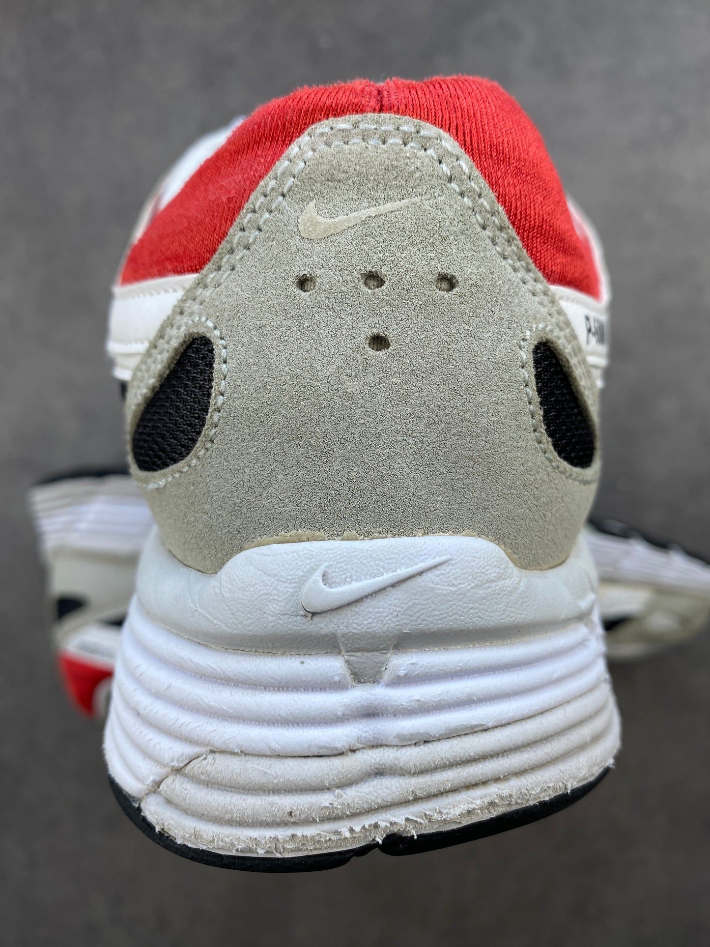 Nike P-6000 White University Red