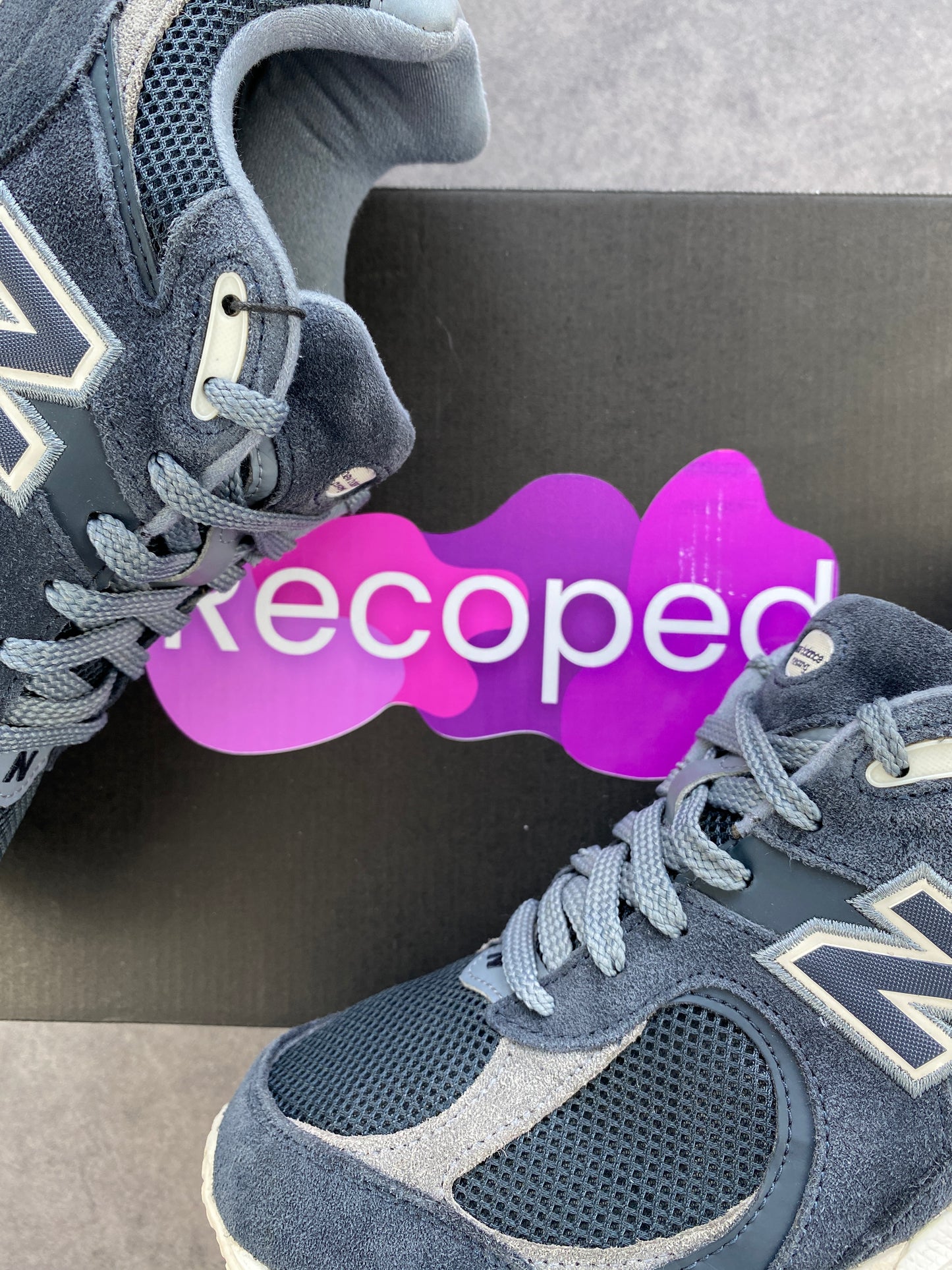 New Balance 2002R Black Dark Grey