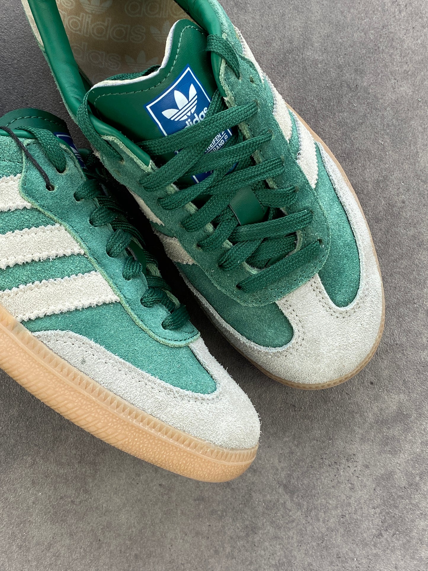 adidas Samba OG Collegiate Green Gum Grey Toe