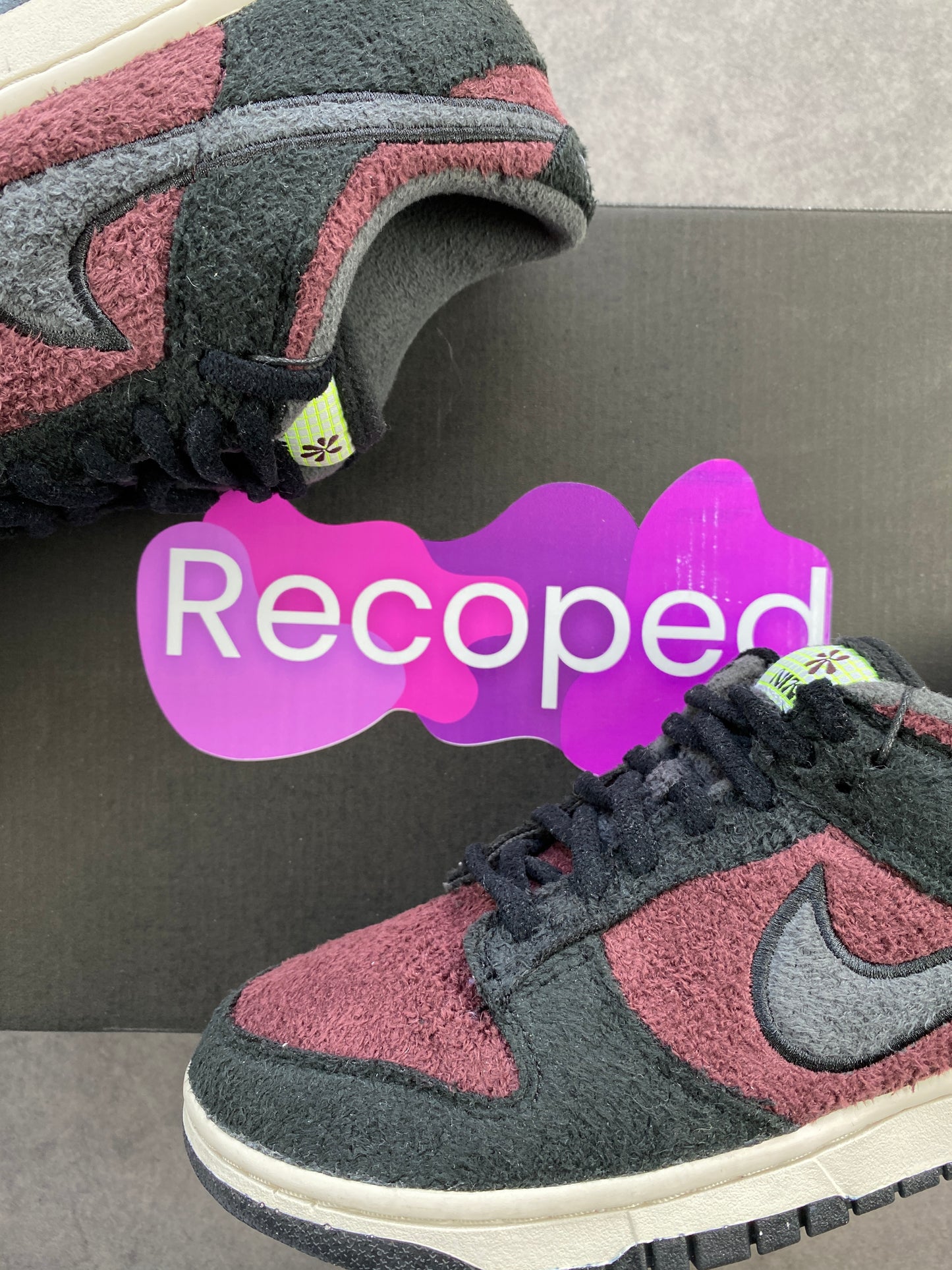 Nike Dunk Low SE Fleece Pack Bordeaux Crush