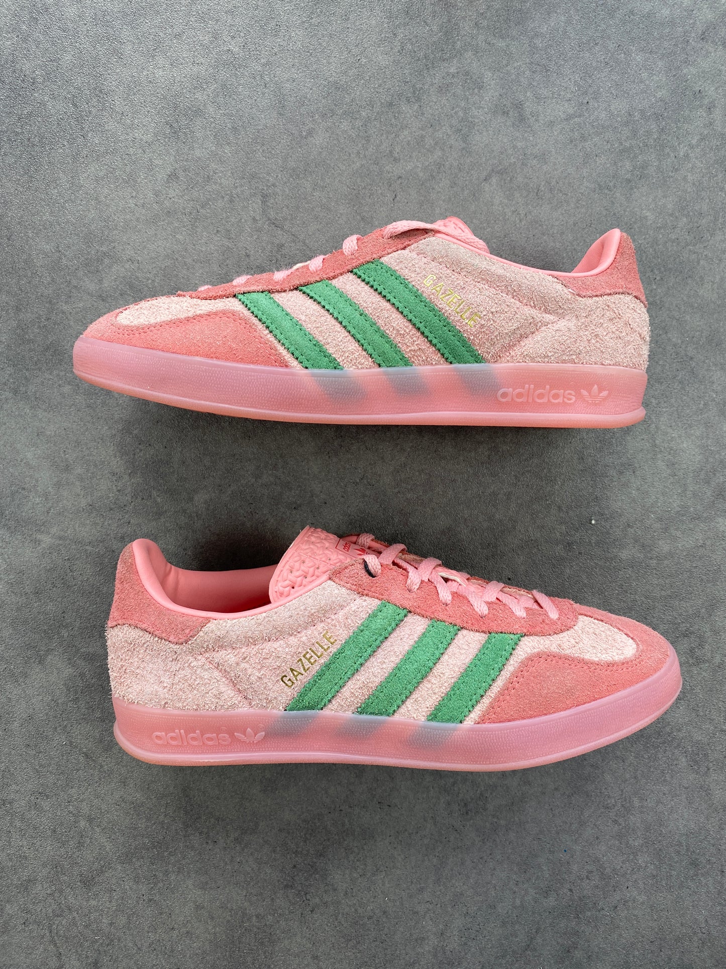 Adidas Gazelle Indoor Semi Pink Spark Preloved Scarlet