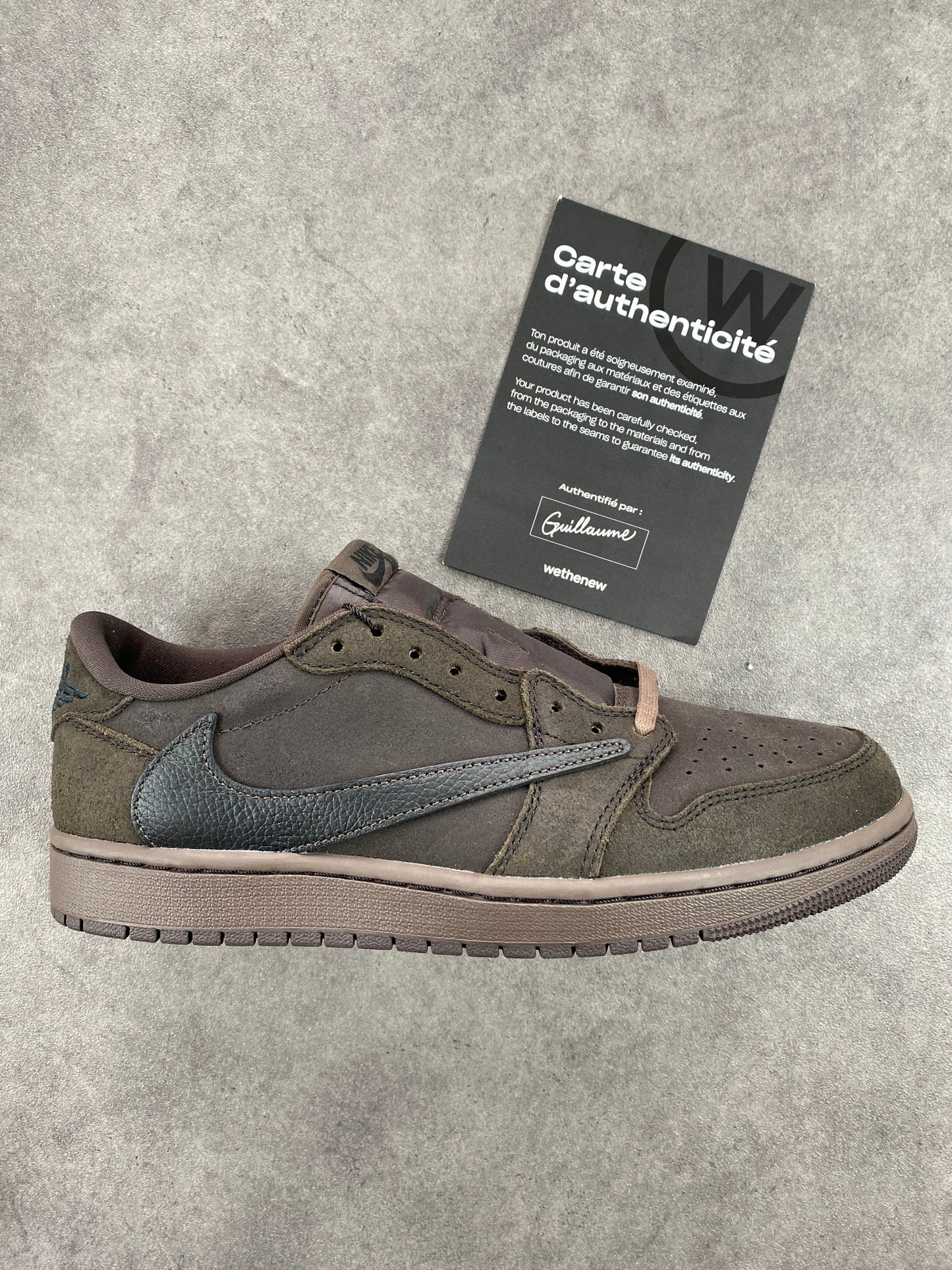 Jordan 1 Retro Low OG SP Travis Scott Velvet Brown