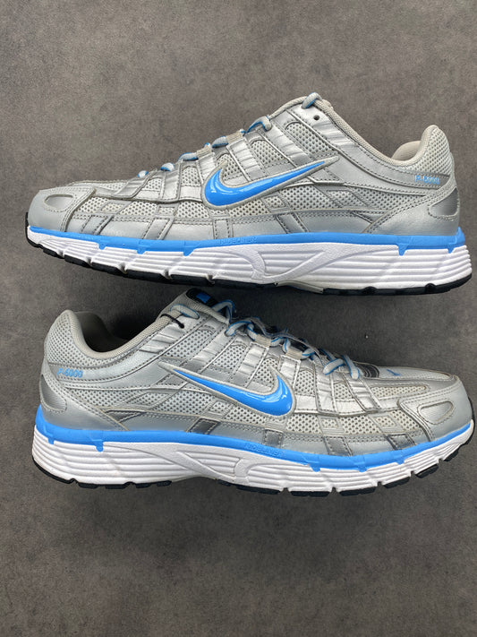Nike P-6000 Metallic Silver University Blue