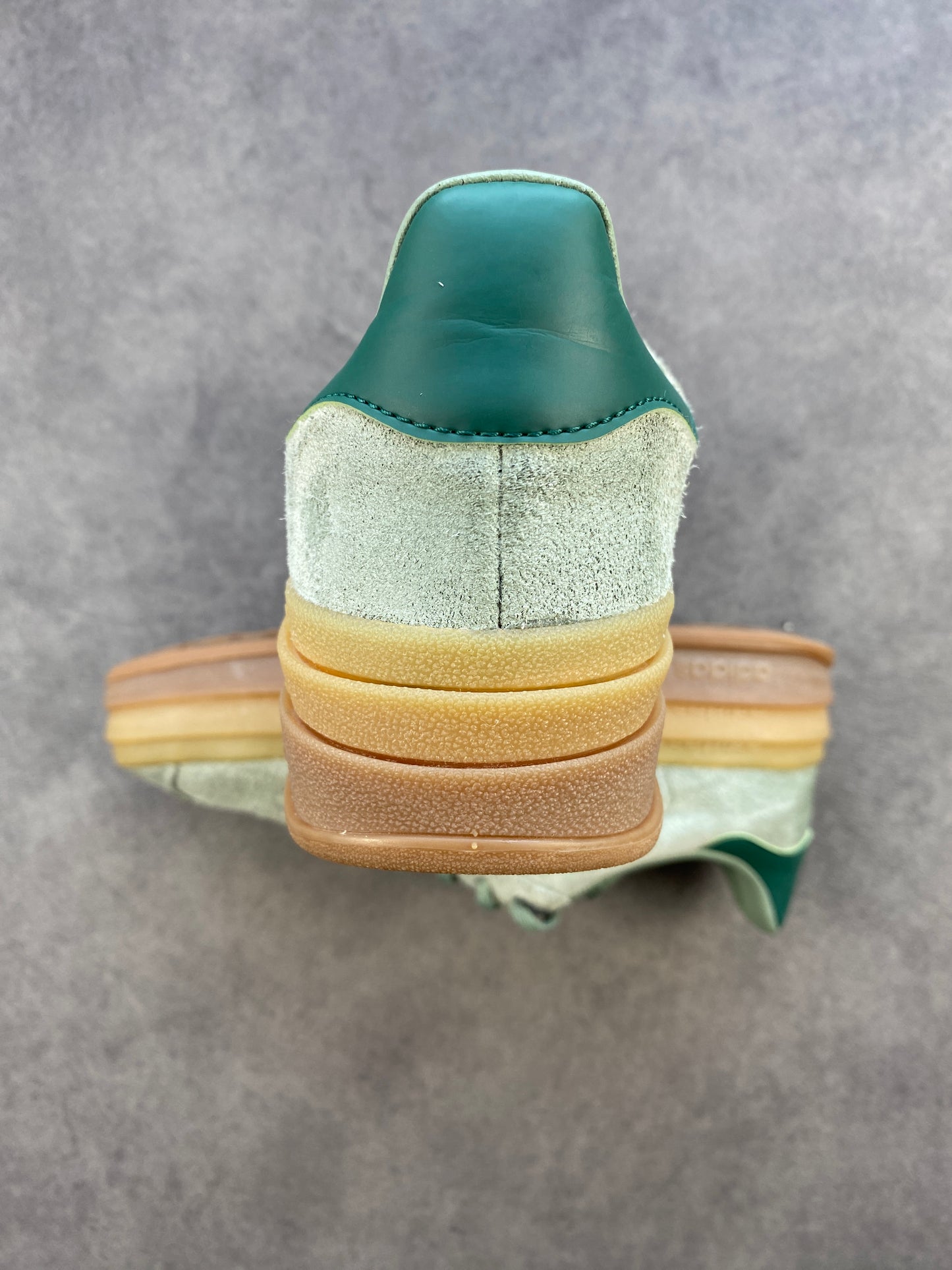 Adidas Gazelle Bold Silver Green Gum