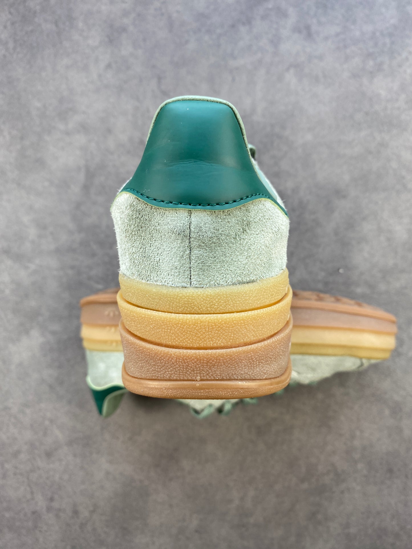 Adidas Gazelle Bold Silver Green Gum