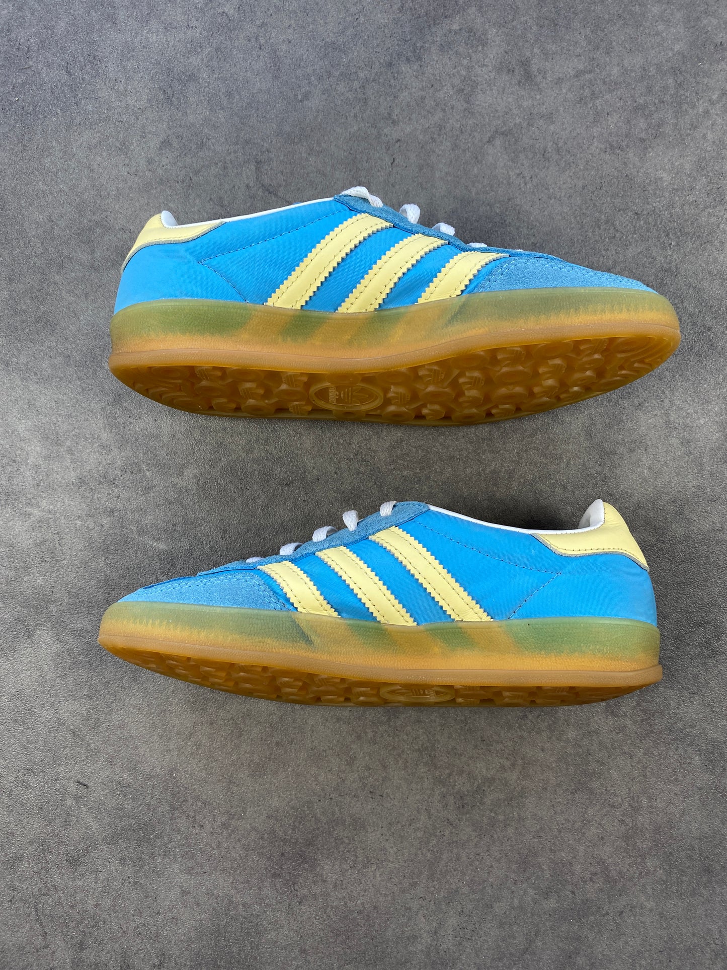 Adidas Gazelle Indoor Semi Blue Burst Almost Yellow