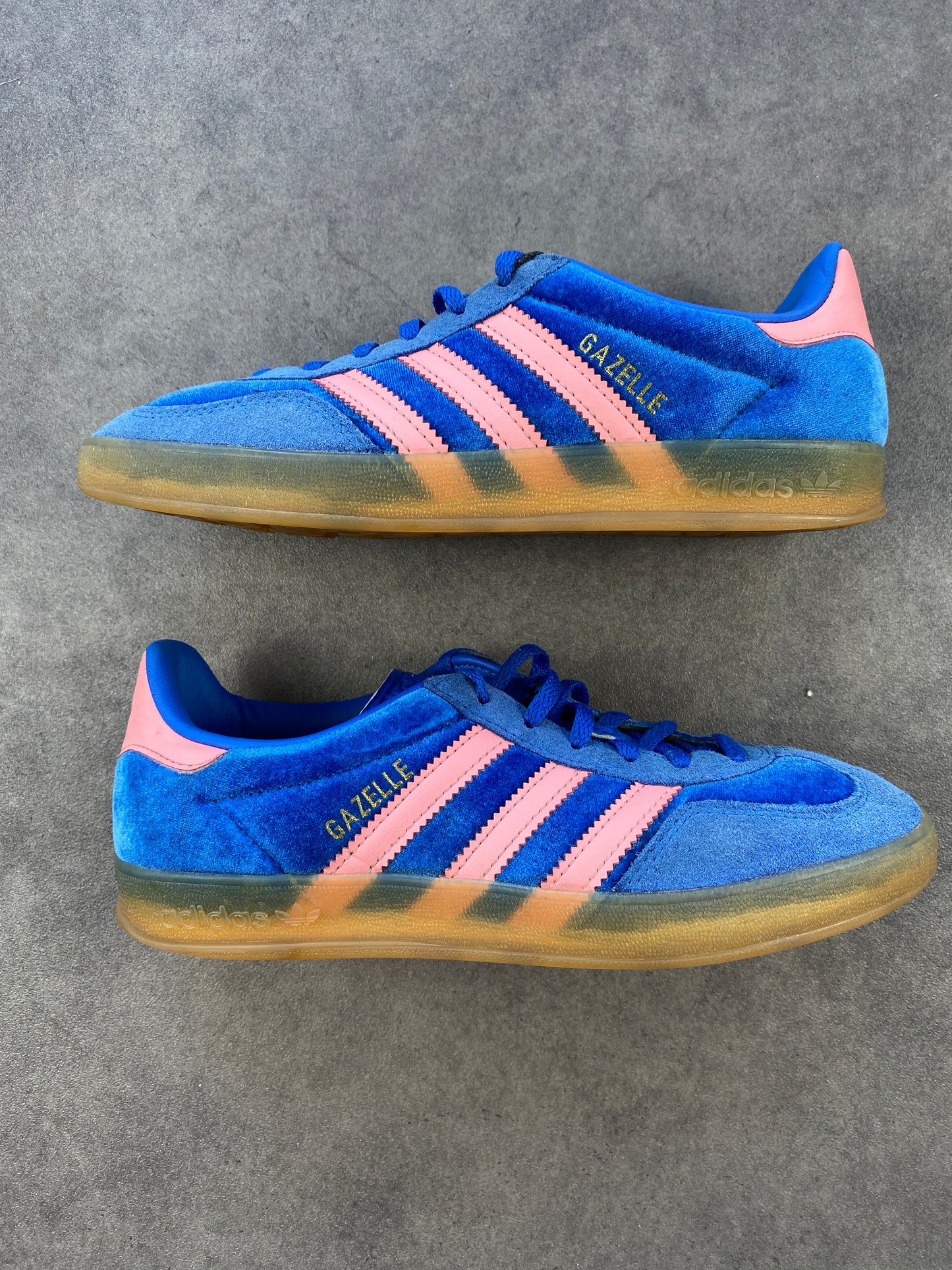 Adidas Gazelle Indoor Blue Semi Pink Spark