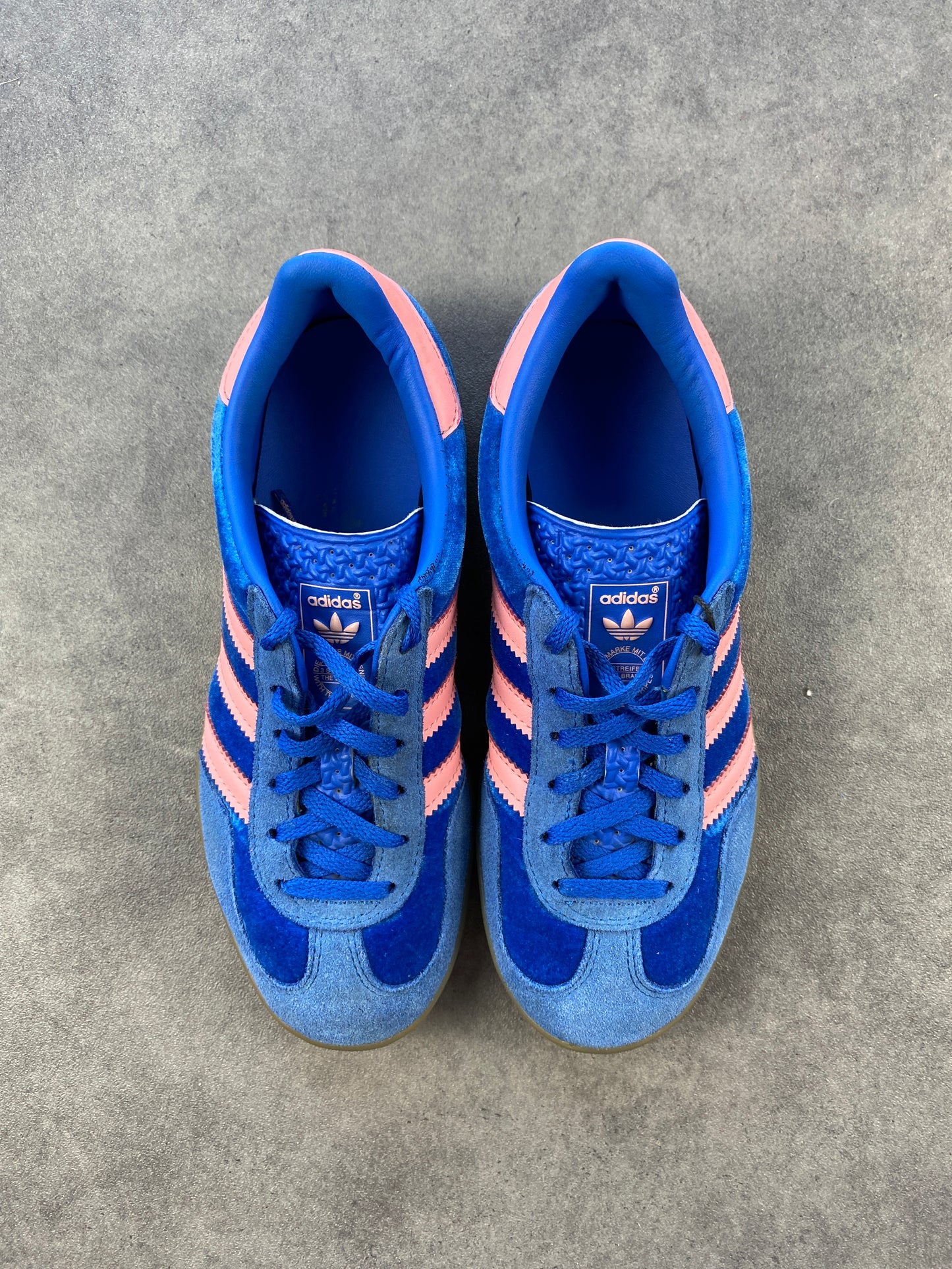 Adidas Gazelle Indoor Blue Semi Pink Spark