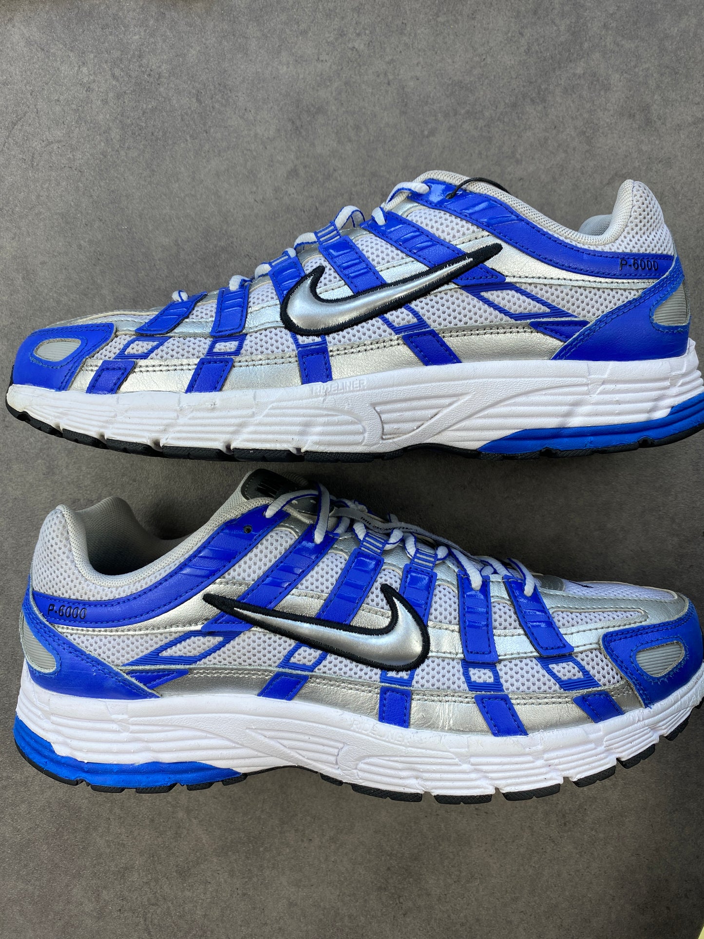 Nike P-6000 Racer Blue Metallic Silver White