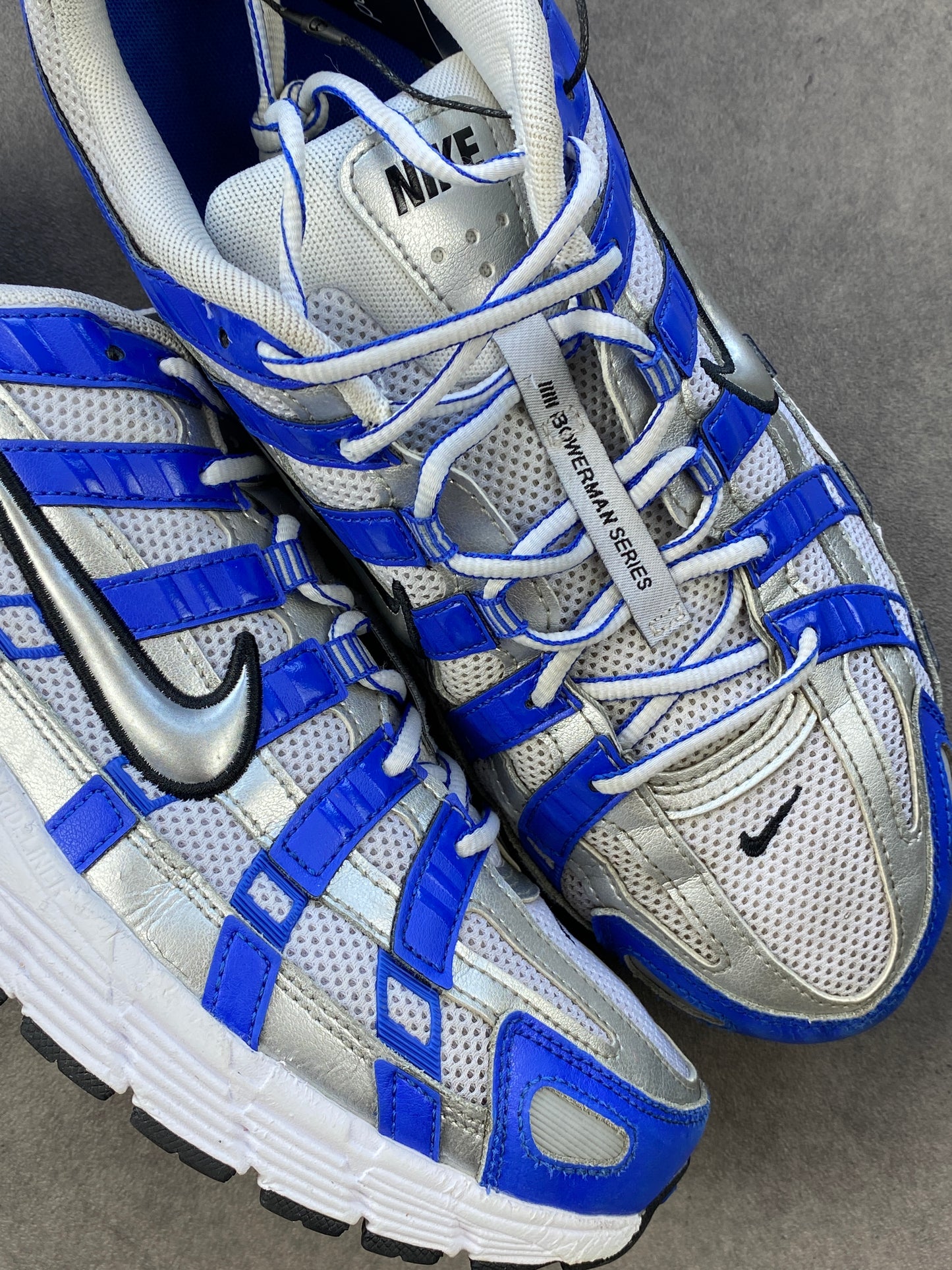 Nike P-6000 Racer Blue Metallic Silver White