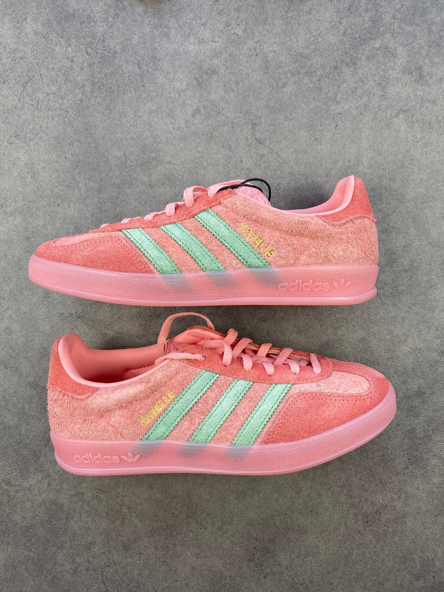 Adidas Gazelle Indoor Semi Pink Spark Preloved Scarlet