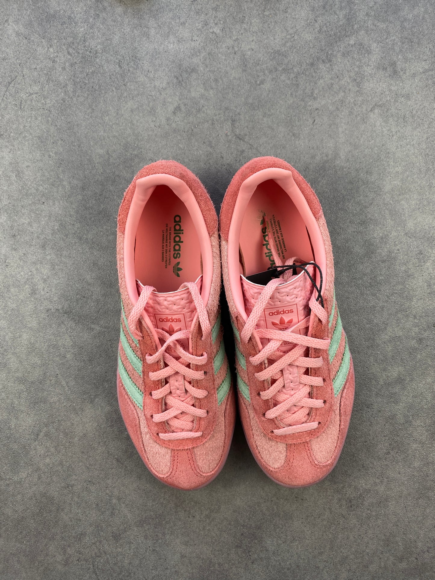 Adidas Gazelle Indoor Semi Pink Spark Preloved Scarlet