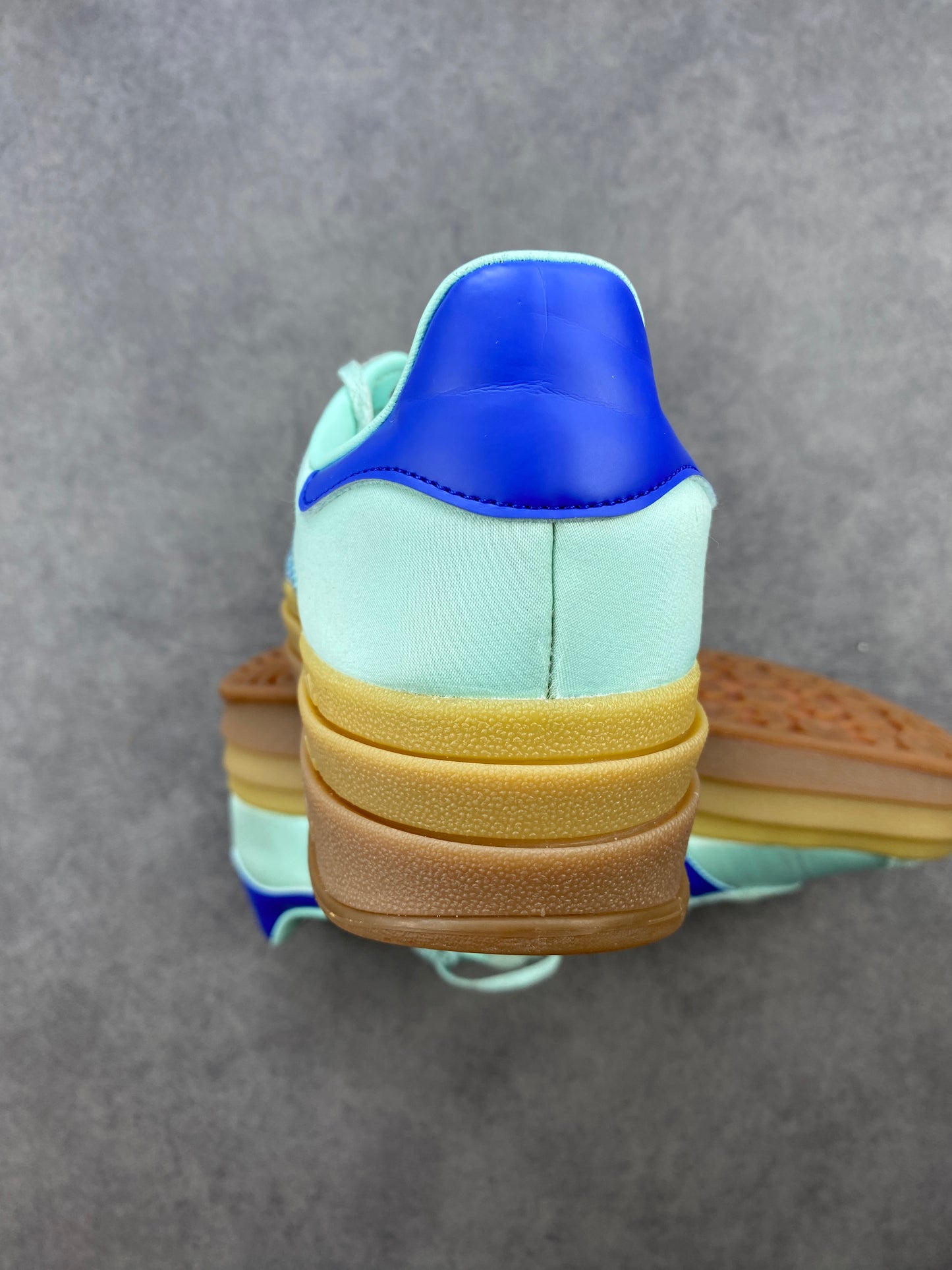 Adidas Gazelle Bold Clear Mint Lucid Blue Gold Metallic