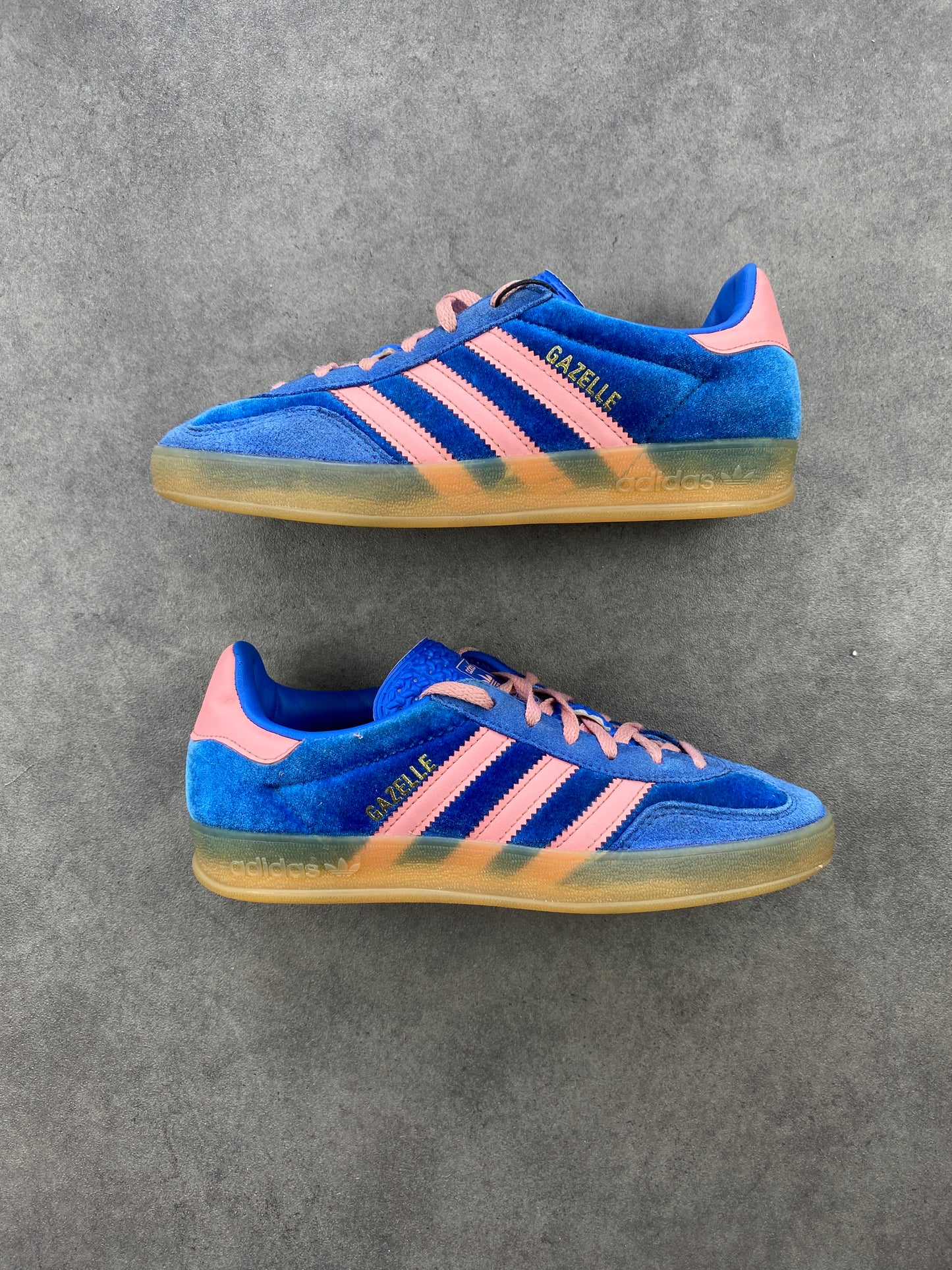 Adidas Gazelle Indoor Blue Semi Pink Spark