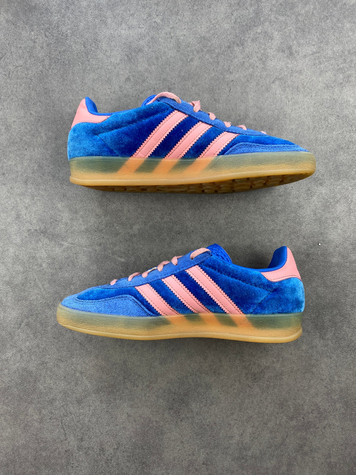 Adidas Gazelle Indoor Blue Semi Pink Spark