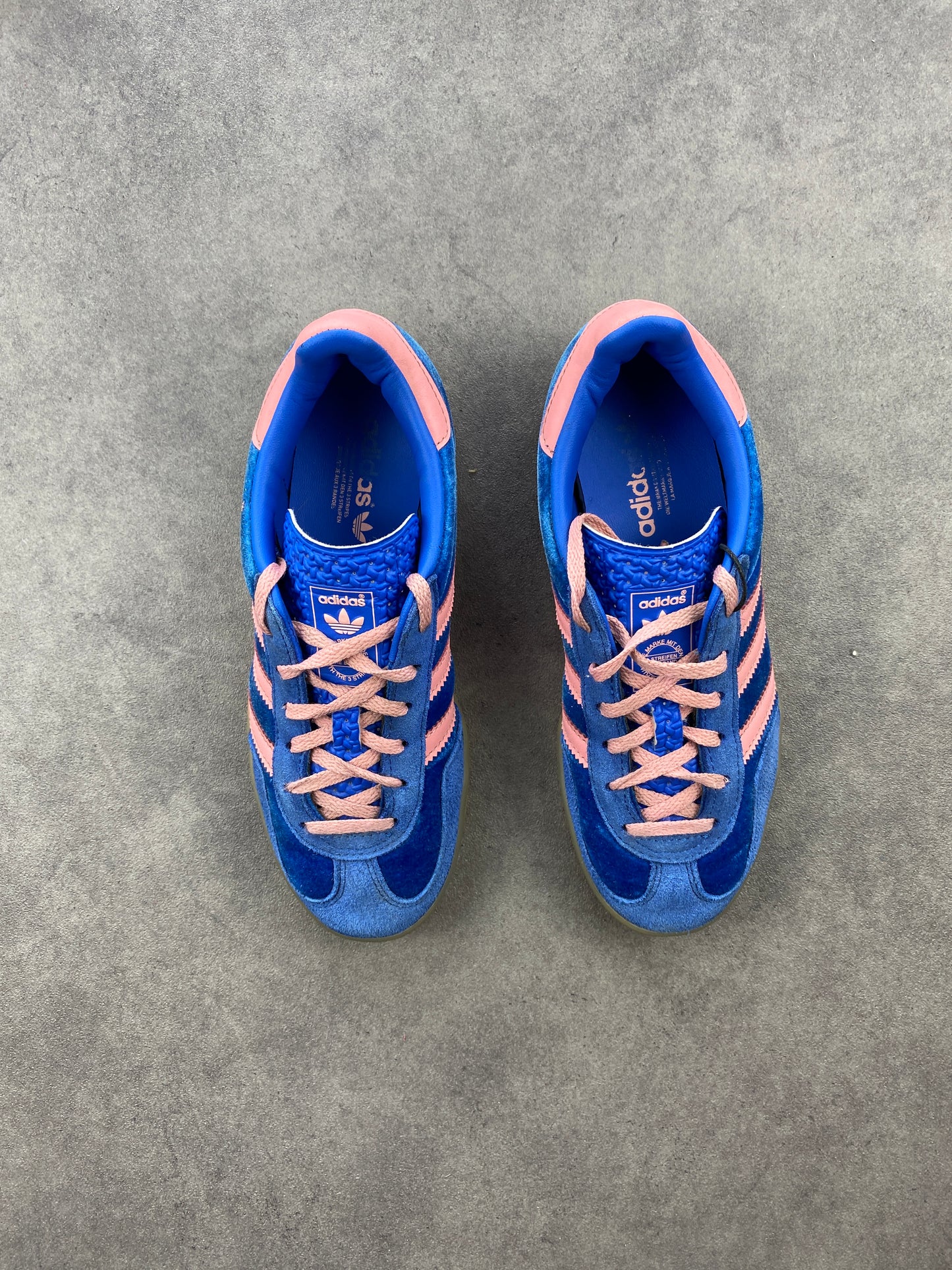Adidas Gazelle Indoor Blue Semi Pink Spark