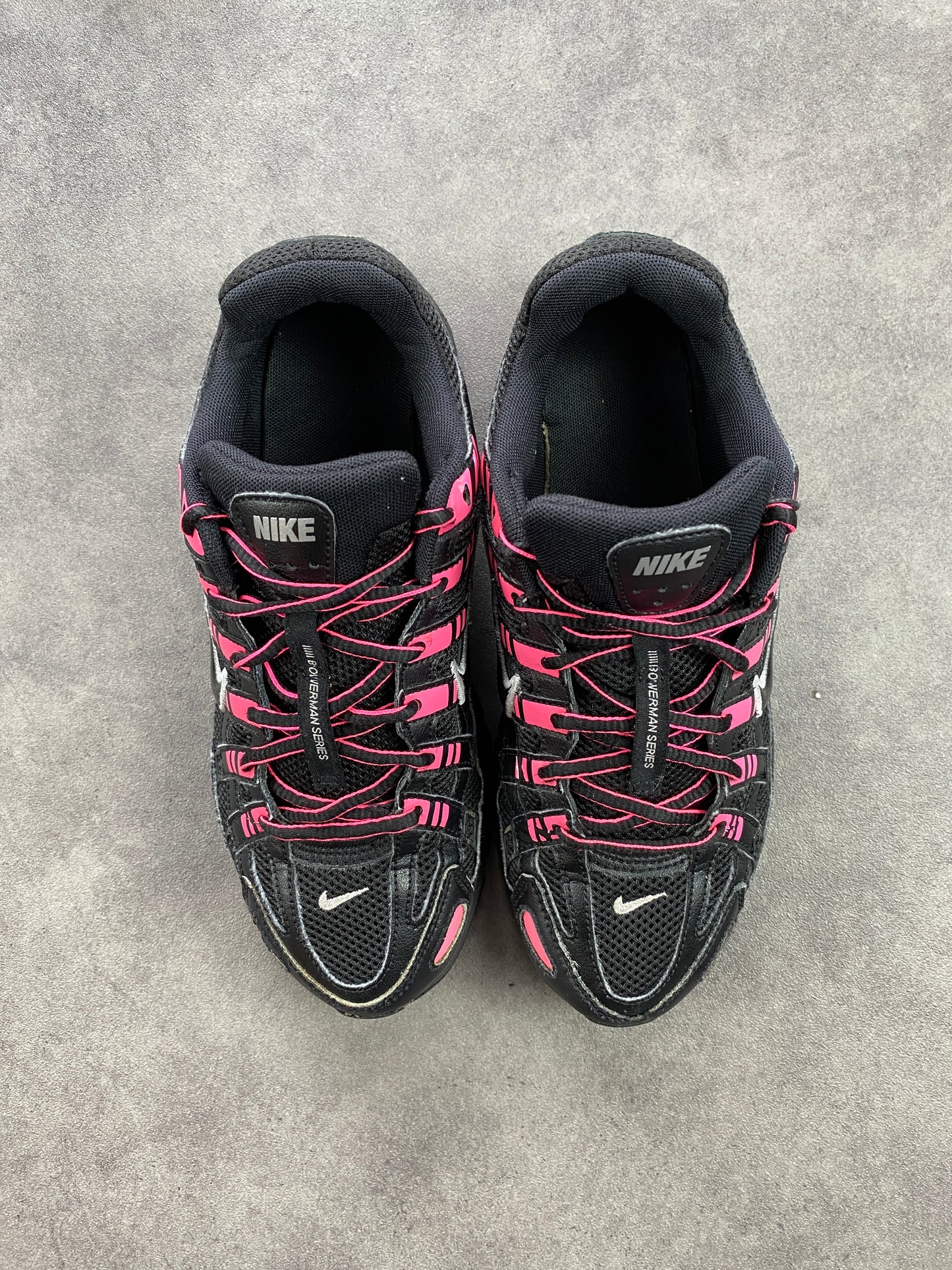 Nike P-6000 Pink Blast Metallic Silver Black